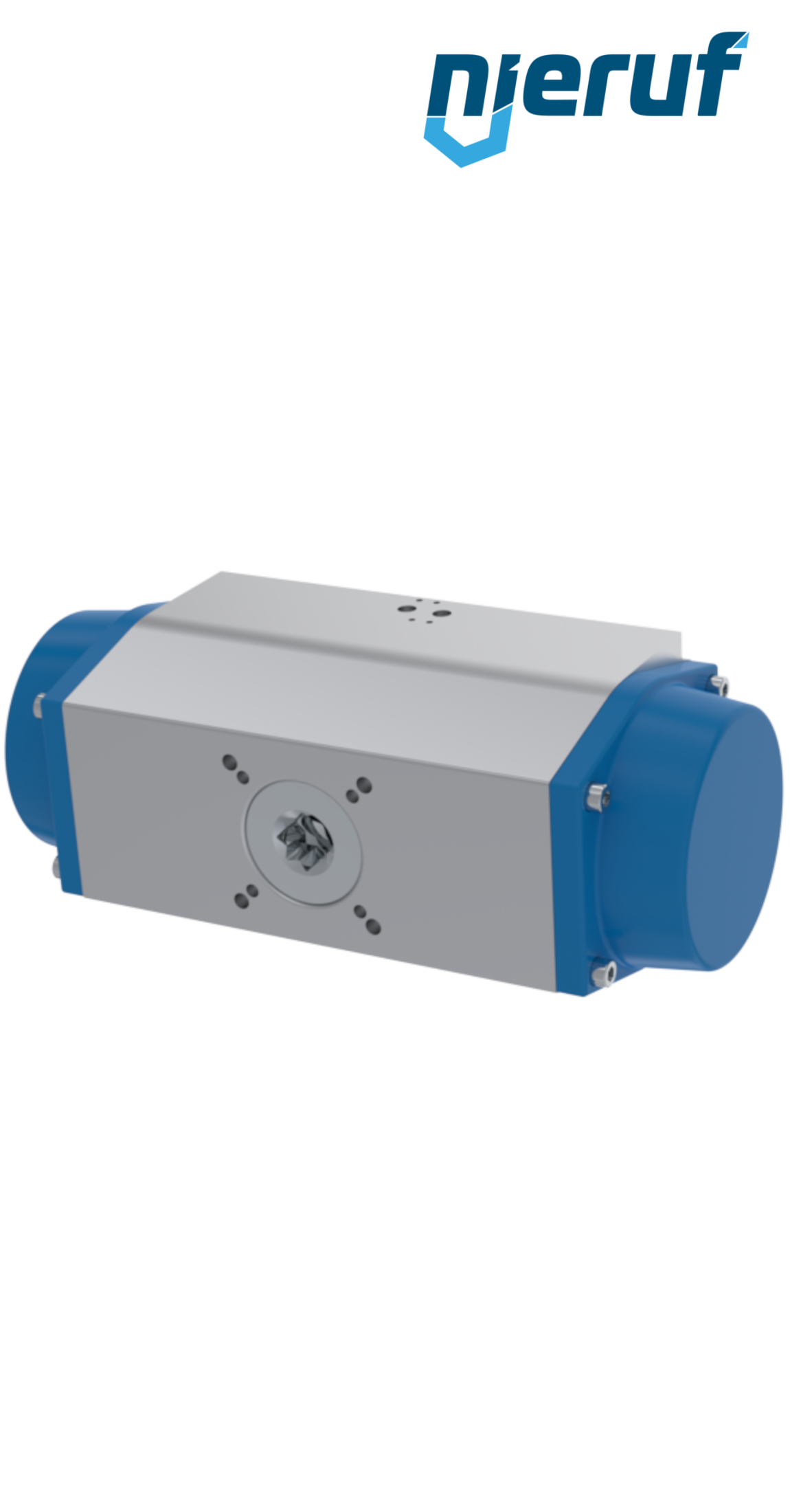 pneumatic actuator AN02 single acting, normally open high temperature version GS-160 90° with 9 springs