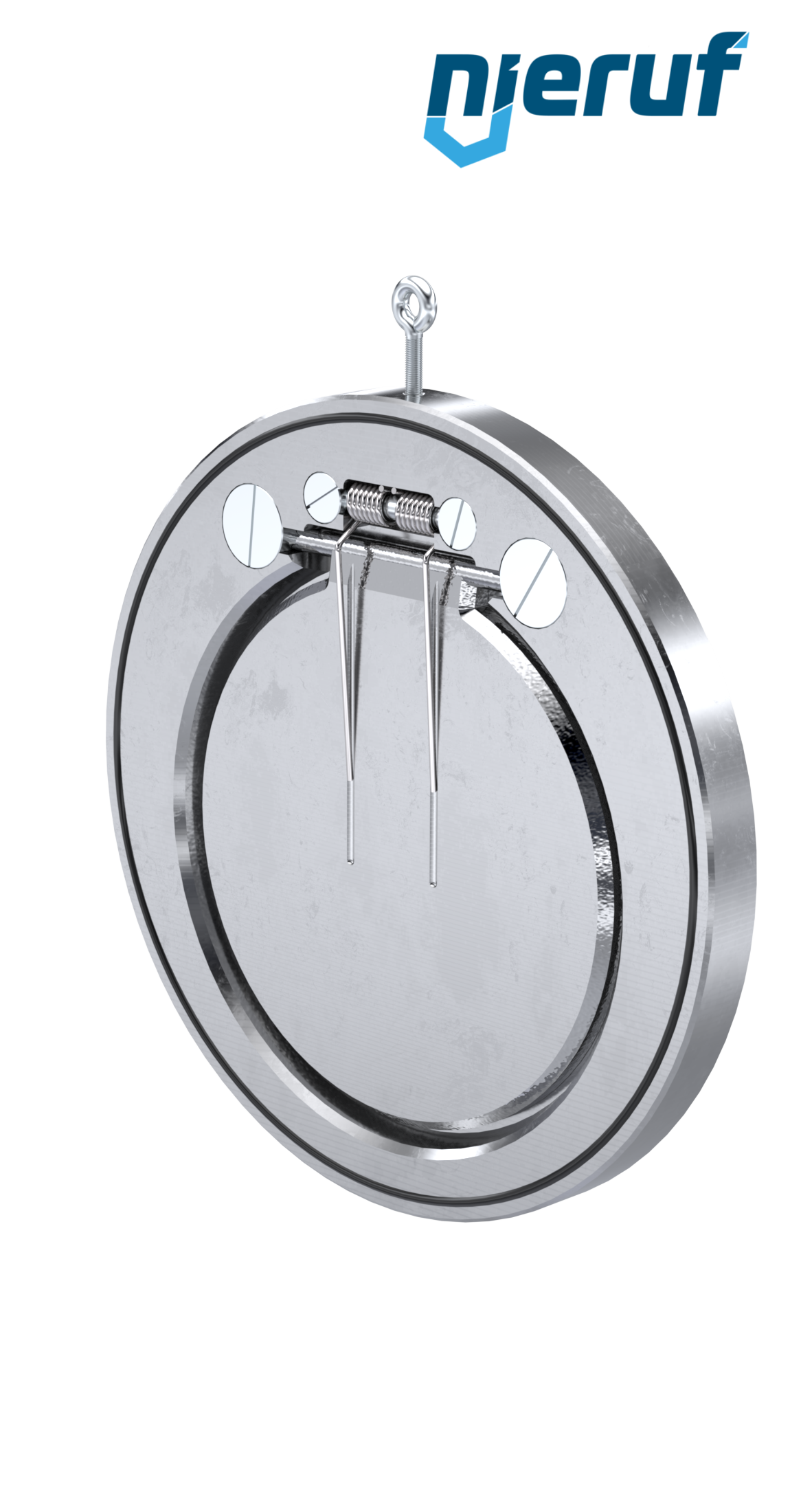 swing check valve with spring DN300 ZR04 stainless steel A351 CF8M EPDM