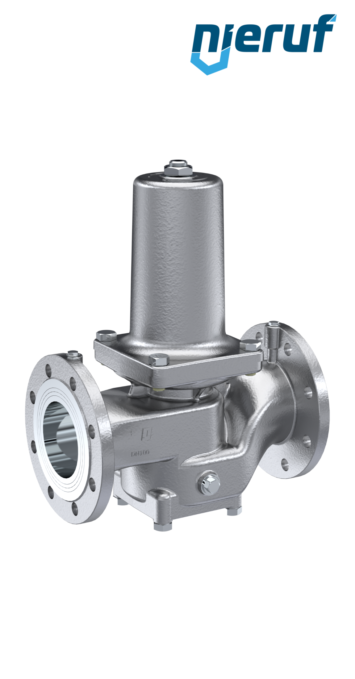 Flange-pressure reducing valve DN100 DM20 Flange ANSI 150 stainless steel EPDM 1,5 - 6,0 bar