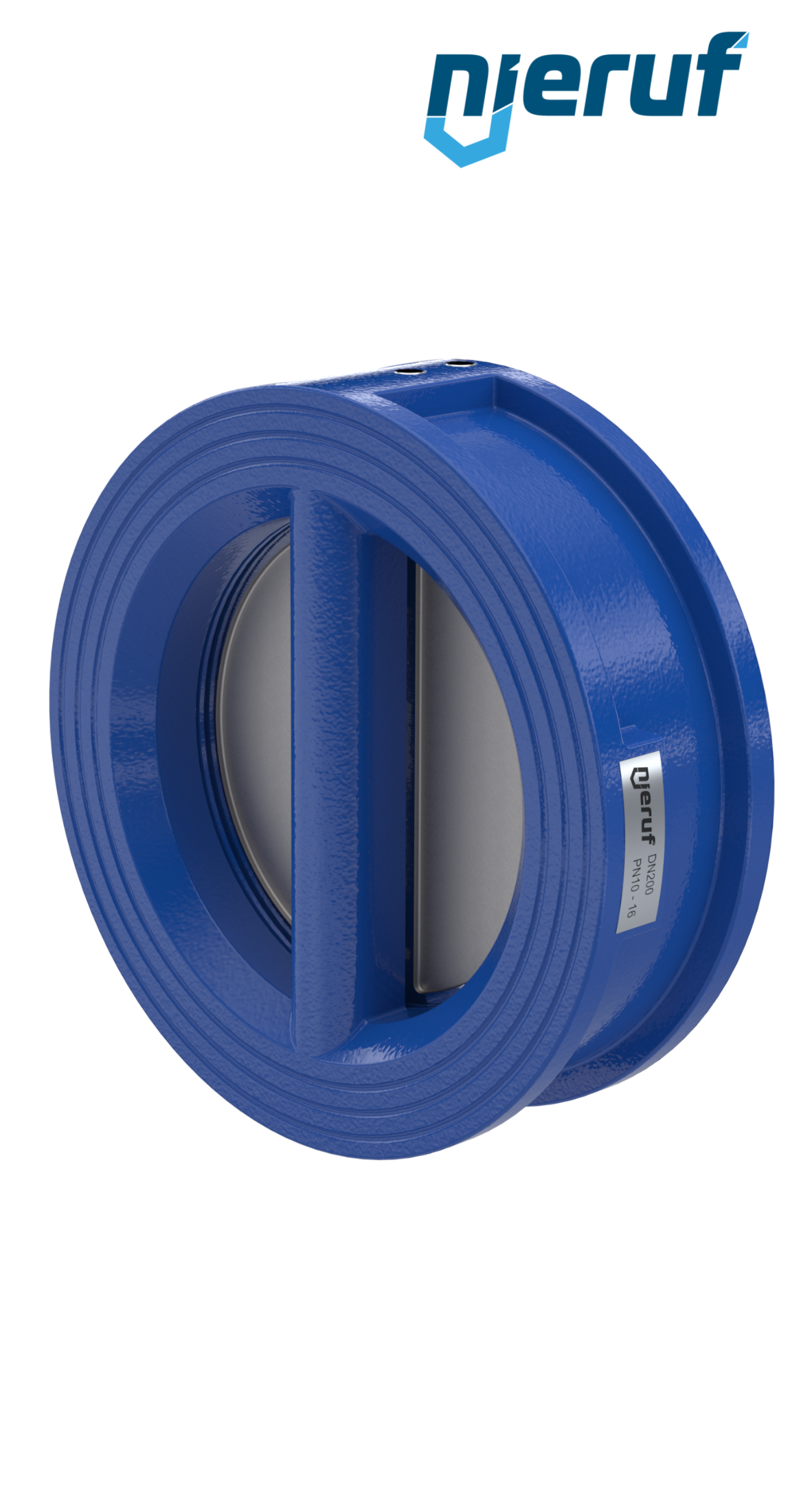 Doppelflügel-Rückschlagklappe DN200 DR02 GGG40 NBR
