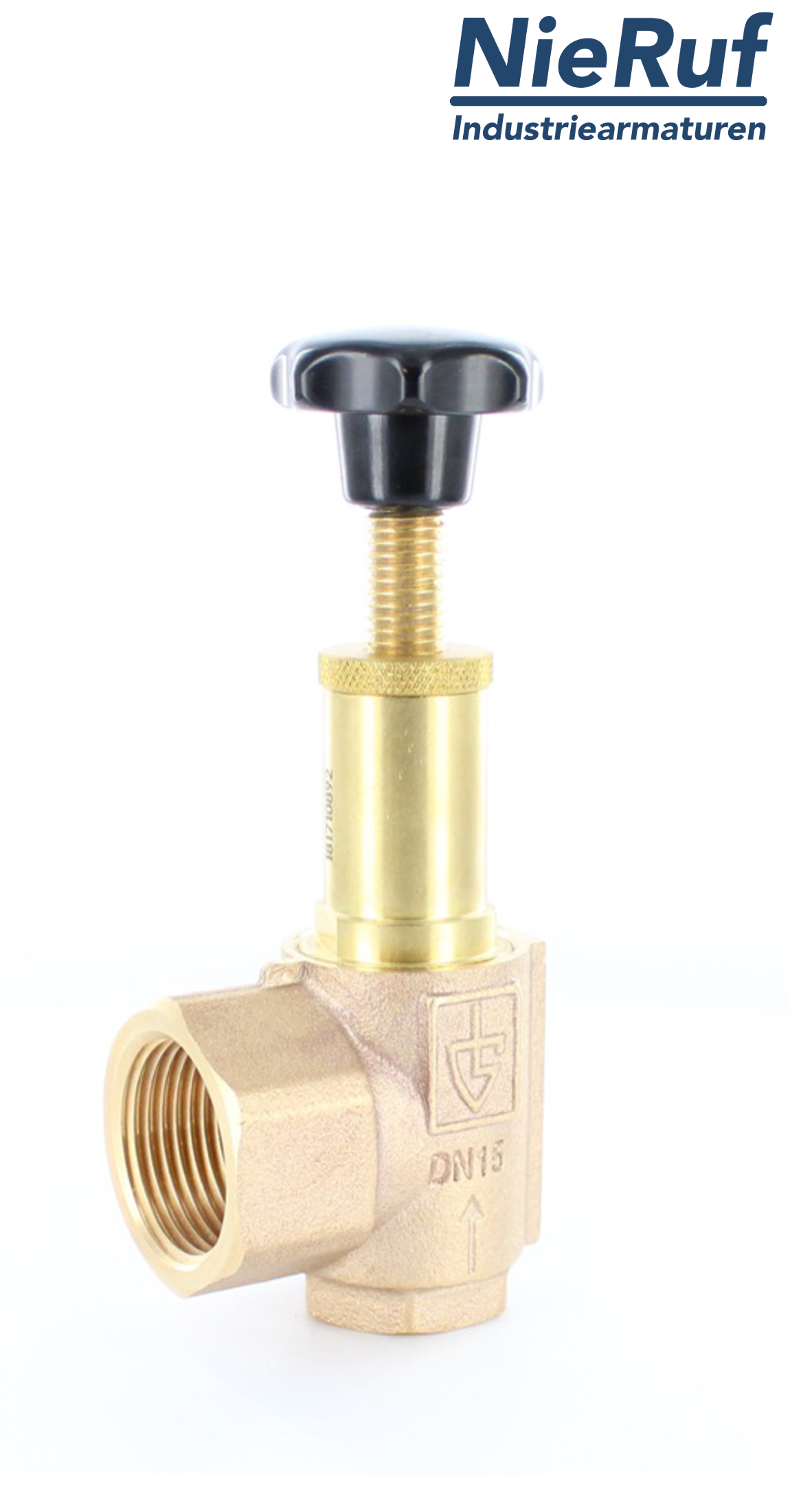 Eck-Überströmventil 1 1/2" Zoll AG UV14 Rotguss 5,6 - 11,0 bar
