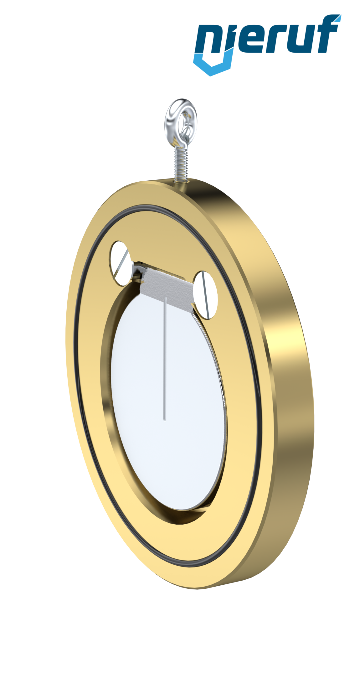 Zwischenflansch-Rückschlagklappe DN100 ZR09 Alubronze 2.0975 FKM