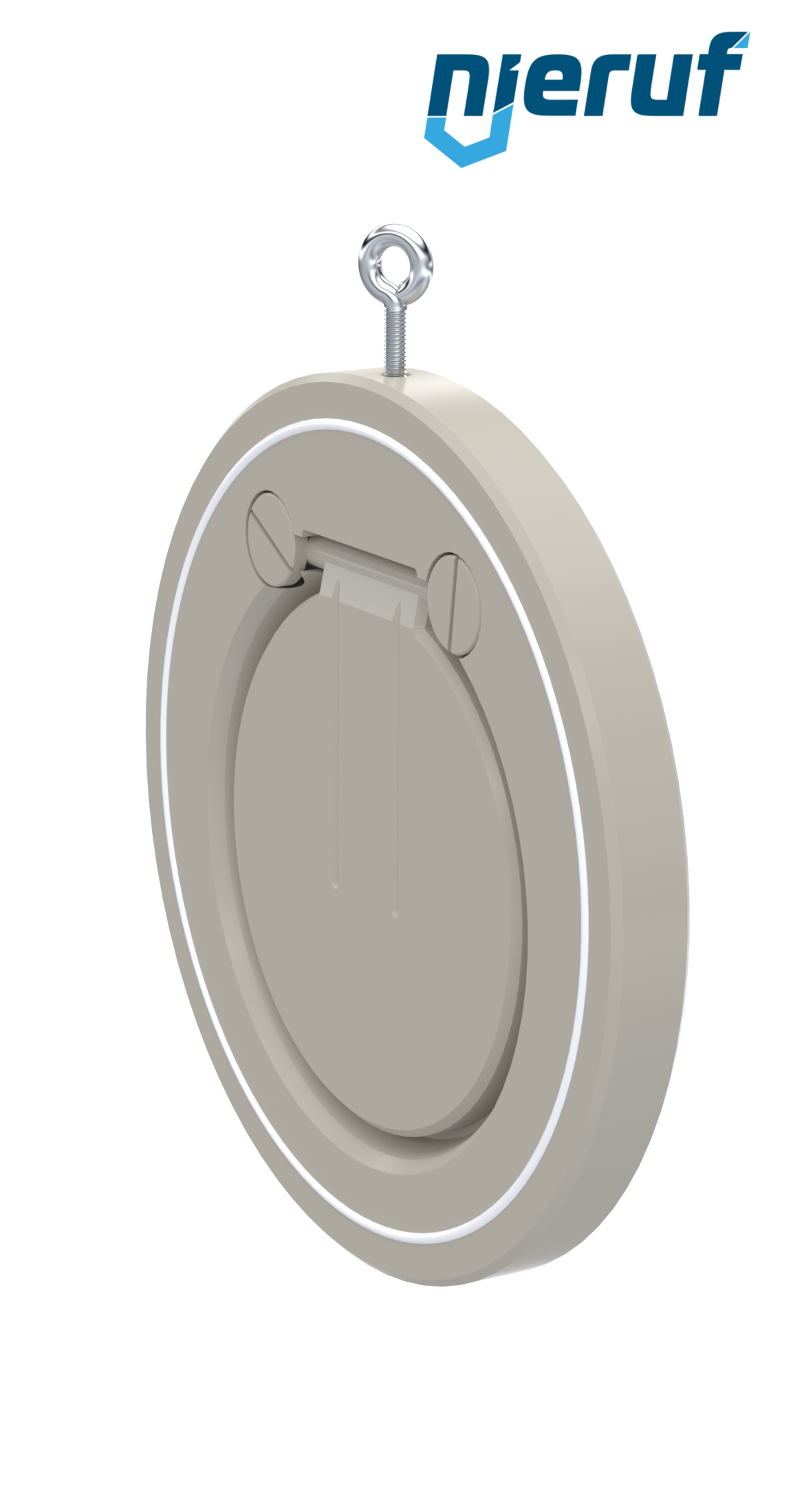 Zwischenflansch-Rückschlagklappe DN150 ZR06 Kunststoff PP-H PTFE