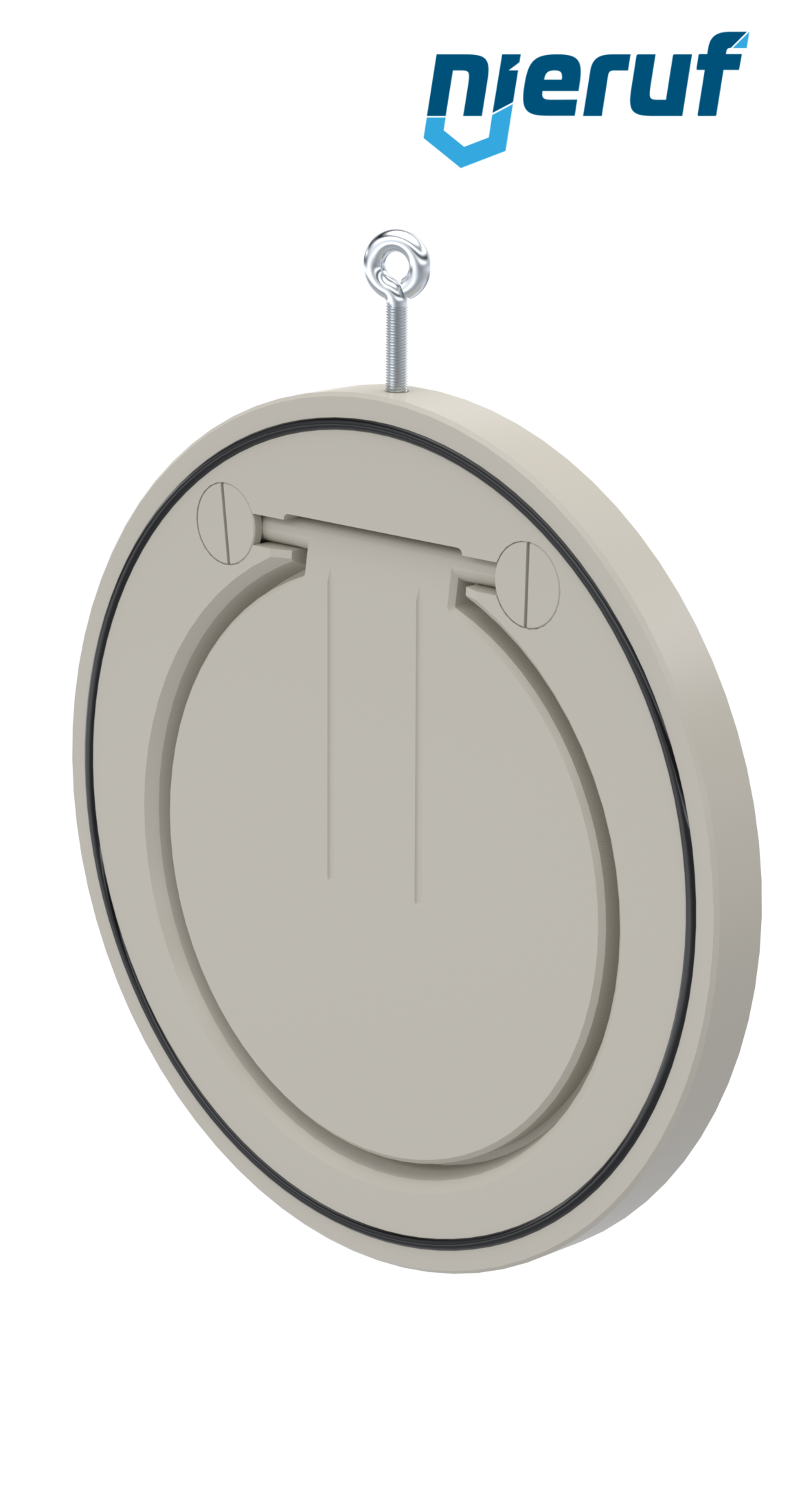 Zwischenflansch-Rückschlagklappe DN250 ZR06 Kunststoff PP-H NBR