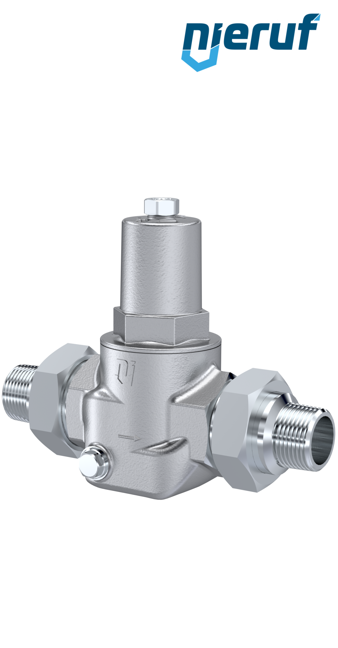 pressure reducing valve male thread 3/4" Inch DM12 stainless steel FPM 1.5 - 6.0 bar