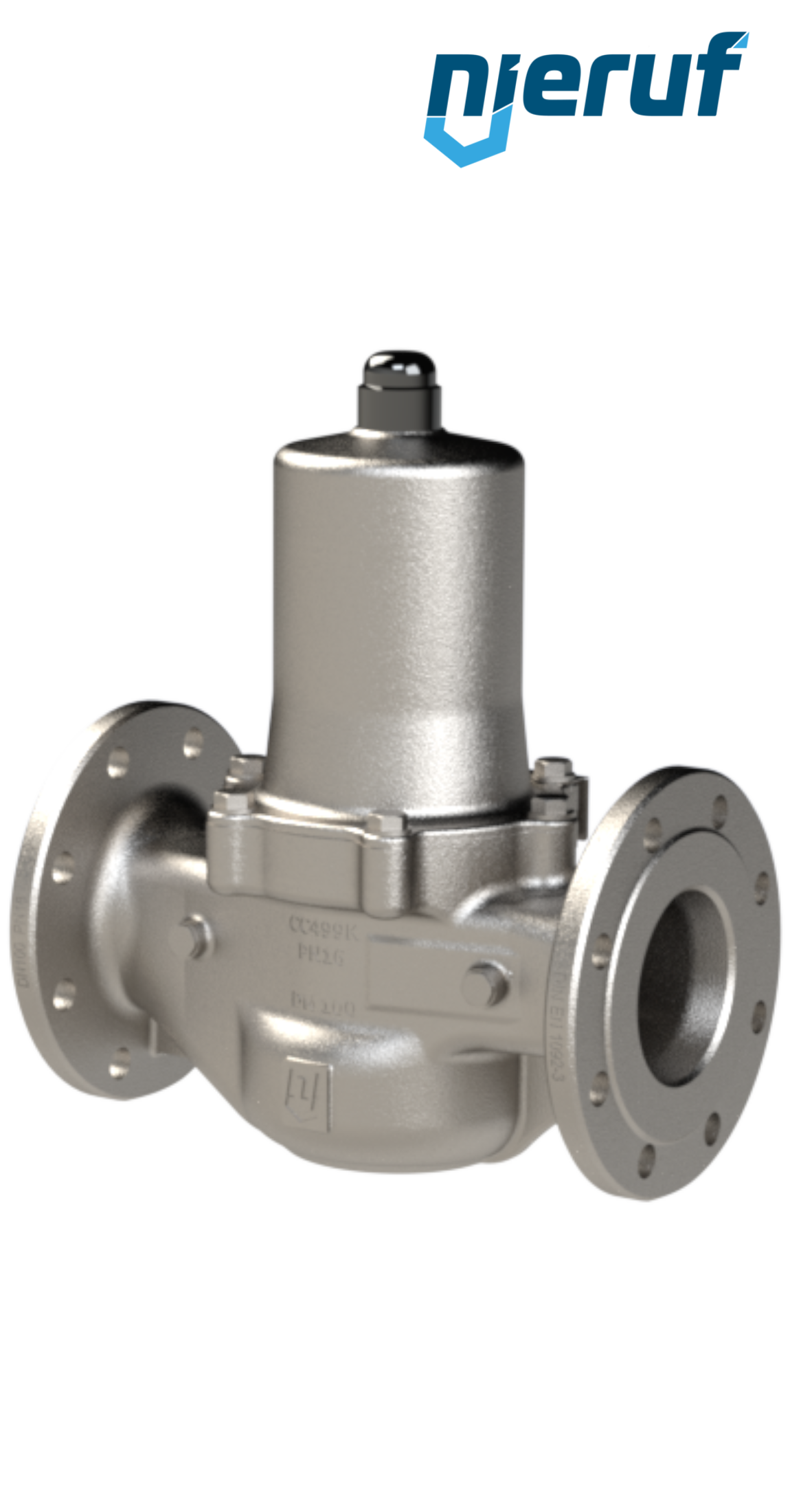 Flansch-Druckminderer DN 100 PN16 DM08 Edelstahl FKM 1,0 - 8,0 bar