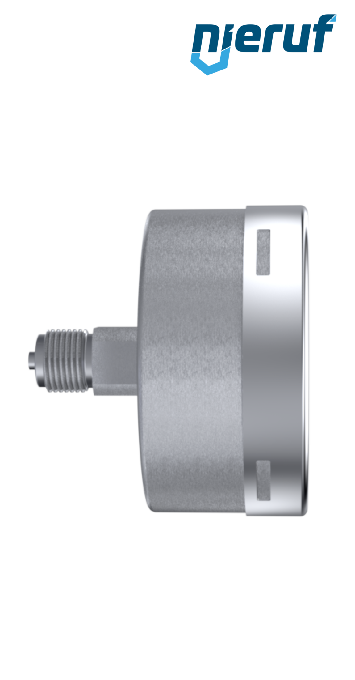 Manometer G 1/2" axial 100 mm Edelstahl MM07 0 - 6,0 bar ohne Füllung, trocken