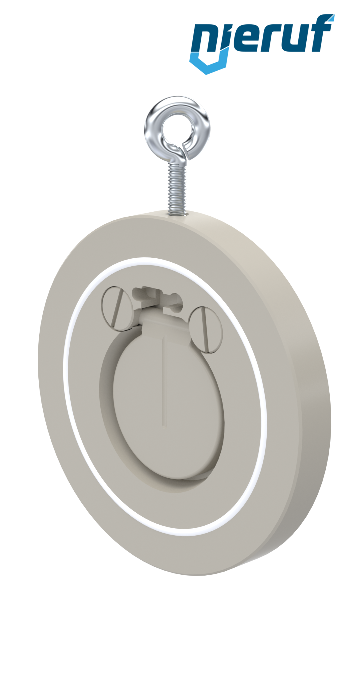 Zwischenflansch-Rückschlagklappe DN50 ZR06 Kunststoff PP-H PTFE