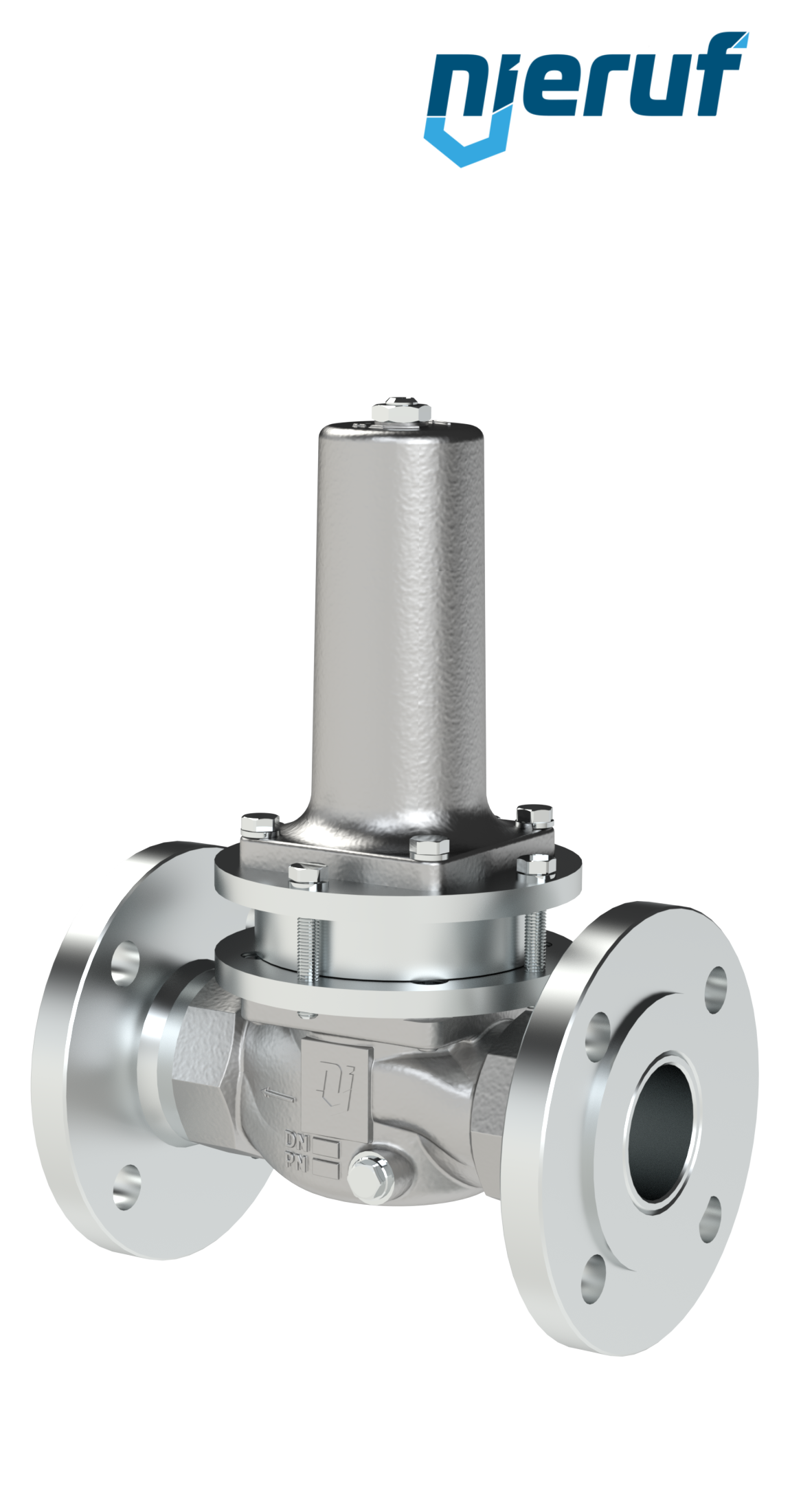 steam low pressure reducing valve DN40 type DM22 stainless steel PTFE / EPDM / FEPM 0.3 - 2.0 bar