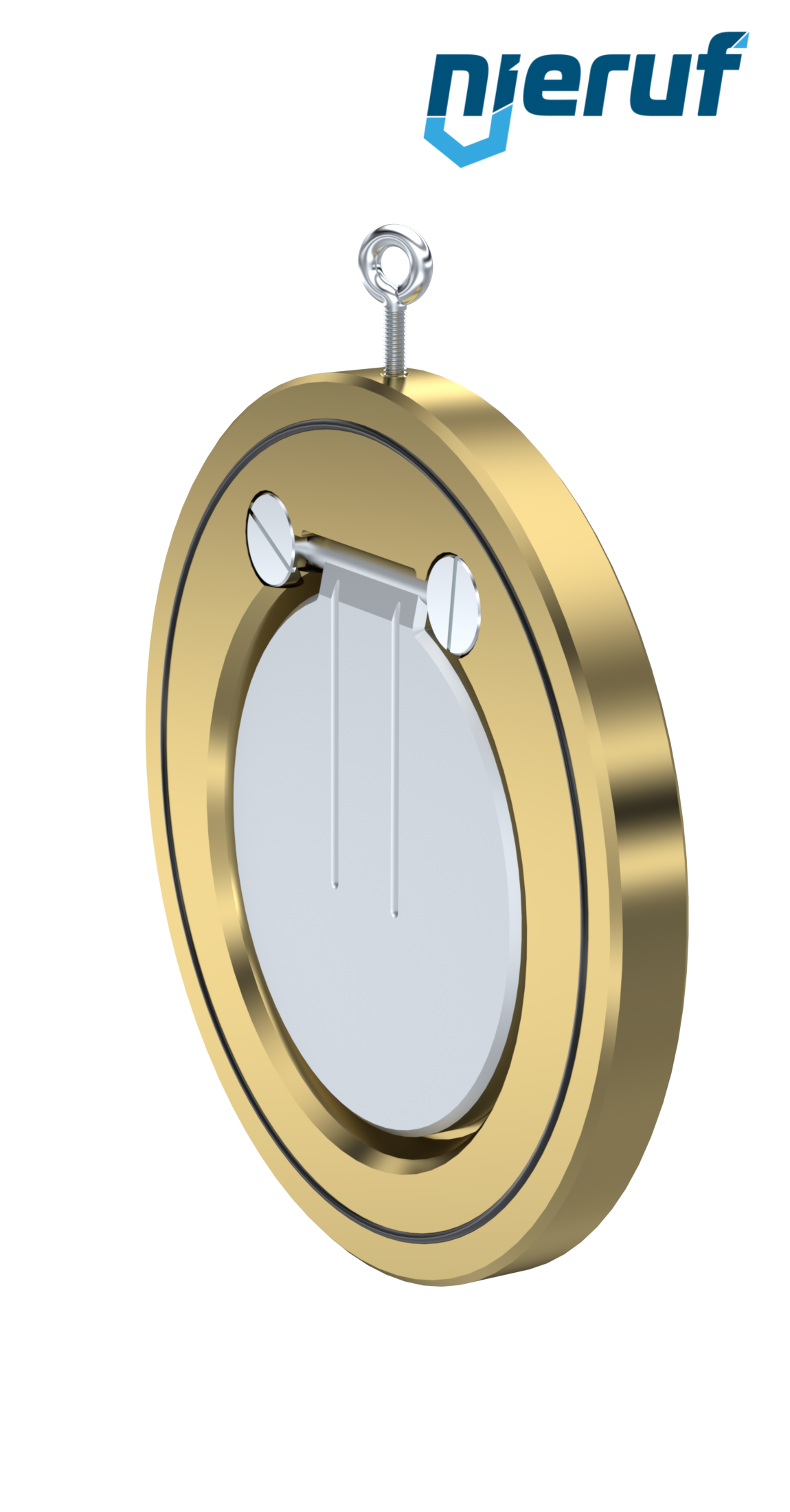 swing check valve DN150 ZR09 Alu bronze 2.0975 / C958 FKM