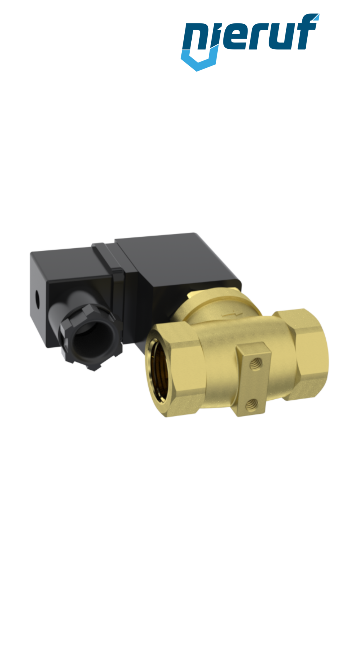 Solenoid valve G 3/8" Inch brass MV04 FKM 24V DC