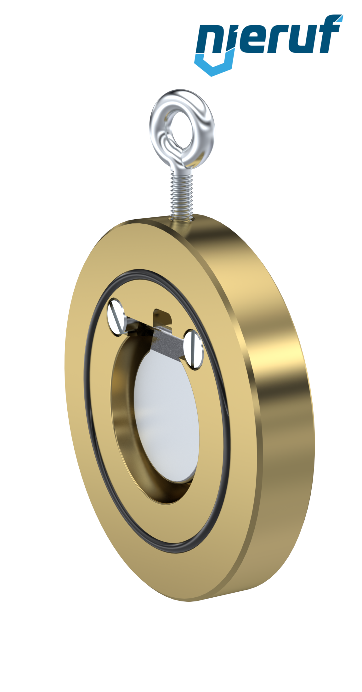 Zwischenflansch-Rückschlagklappe DN40 ZR09 Alubronze 2.0975 NBR