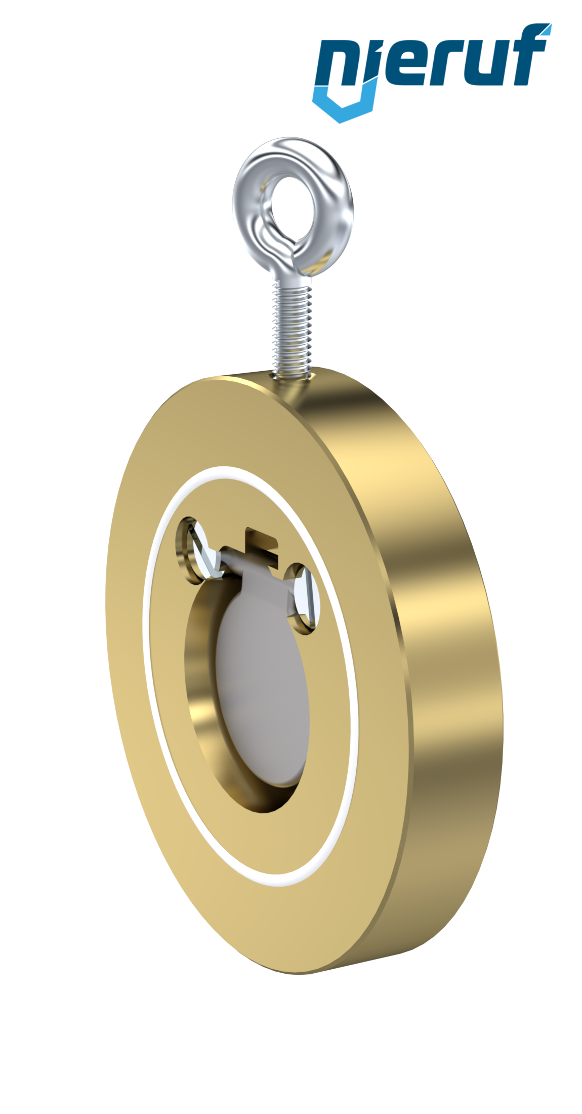 clapet anti-retour entre brides type wafer DN32 ZR09 aluminium-bronze 2.0975 PTFE