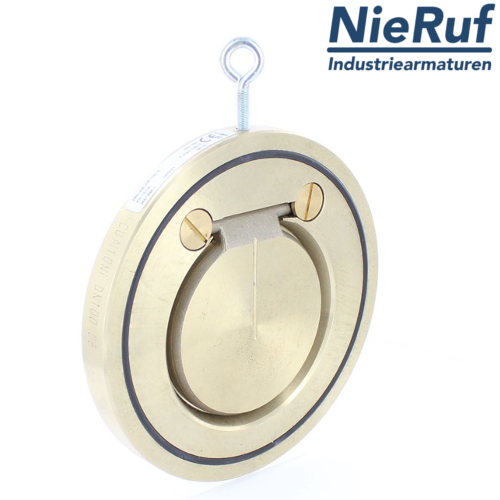 Zwischenflansch-Rückschlagklappe DN250 ZR09 Alubronze 2.0975 EPDM