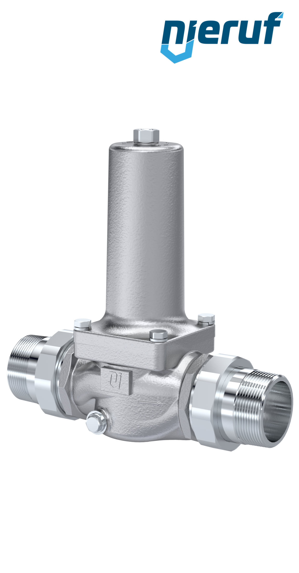 Druckminderer Außengewinde 1 1/2" Zoll DM19 Edelstahl EPDM FDA 1,5 - 6,0 bar