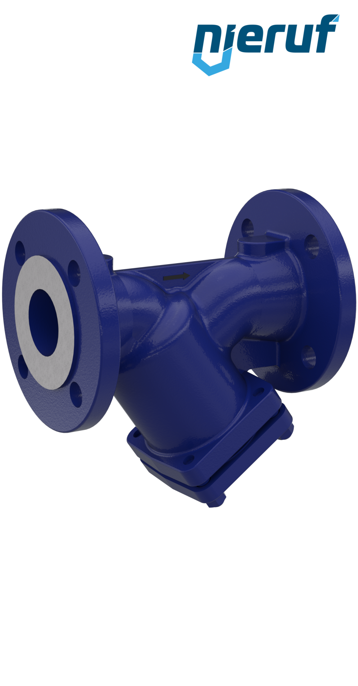 flange-strainer DN15 PN10/16 cast iron for steam