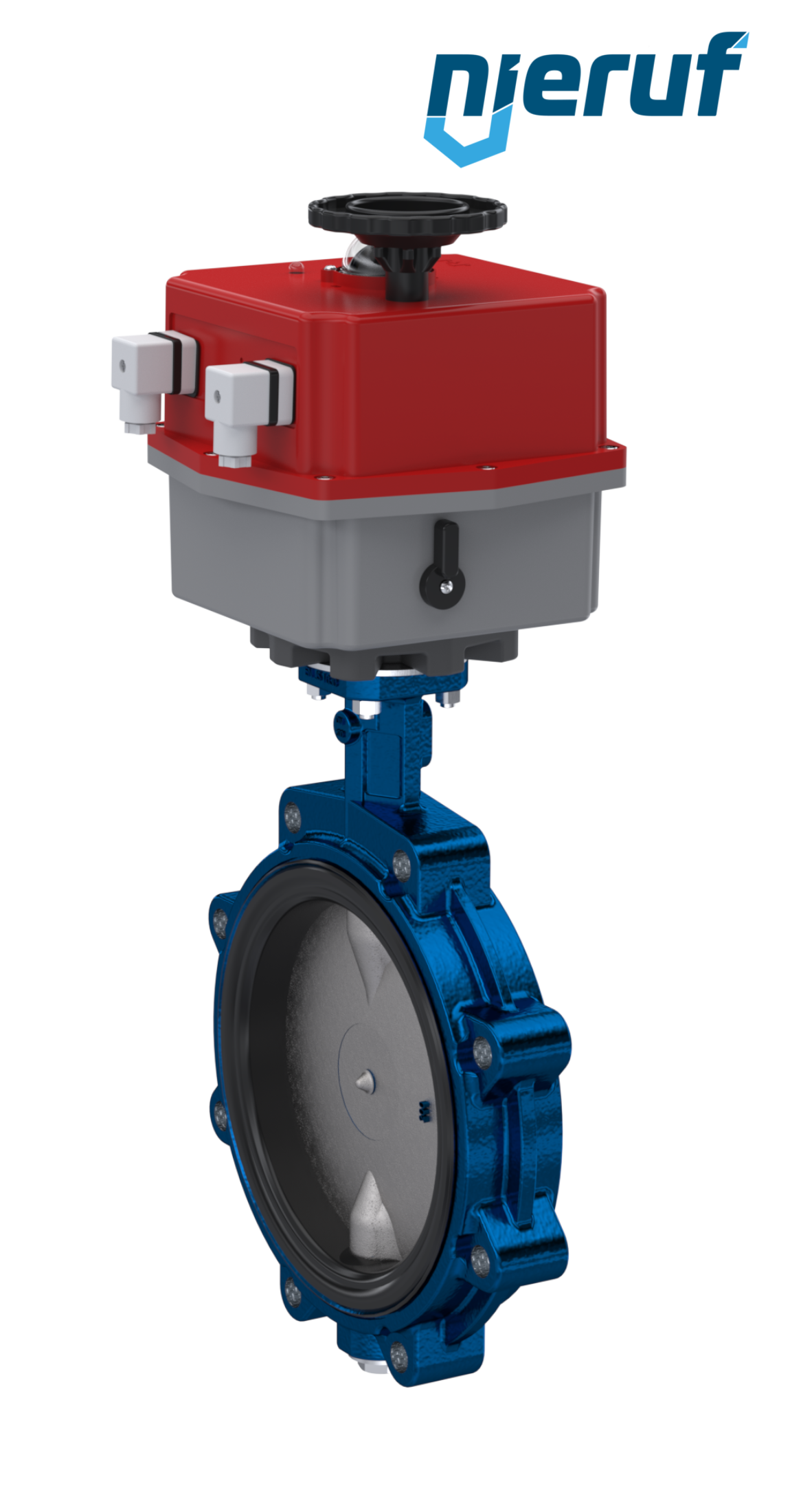 Przepustnica DN 125 dokołnierzowa/Lug elektroniczny napęd 24-240V DVGW gaz