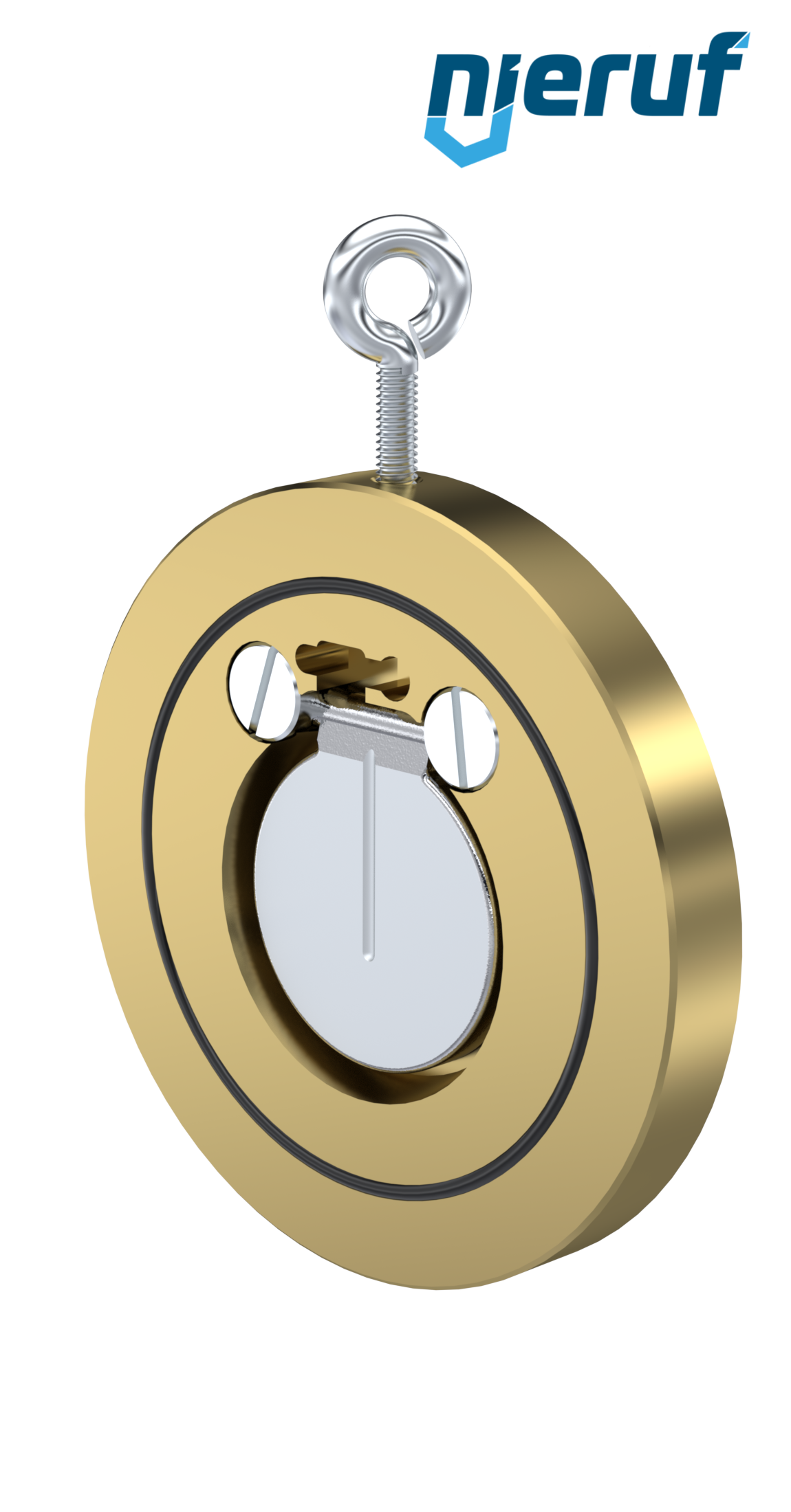 Zwischenflansch-Rückschlagklappe DN50 ZR09 Alubronze 2.0975 EPDM