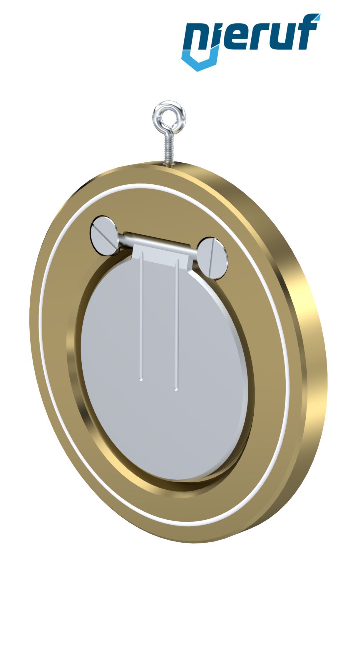 Zwischenflansch-Rückschlagklappe DN150 ZR09 Alubronze 2.0975 PTFE