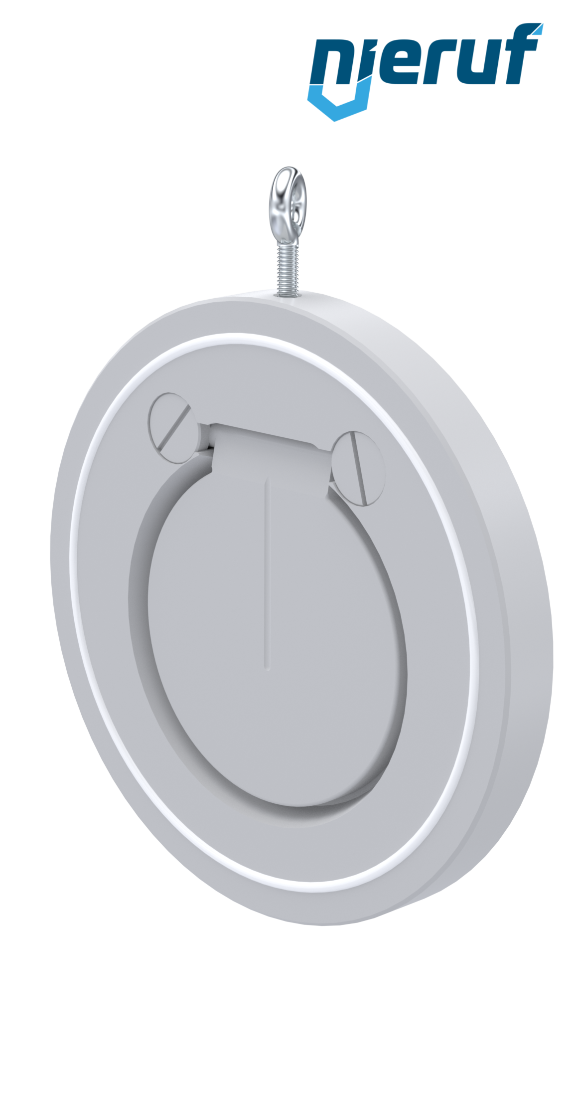 Zwischenflansch-Rückschlagklappe DN100 ZR12 Kunststoff PVDF PTFE