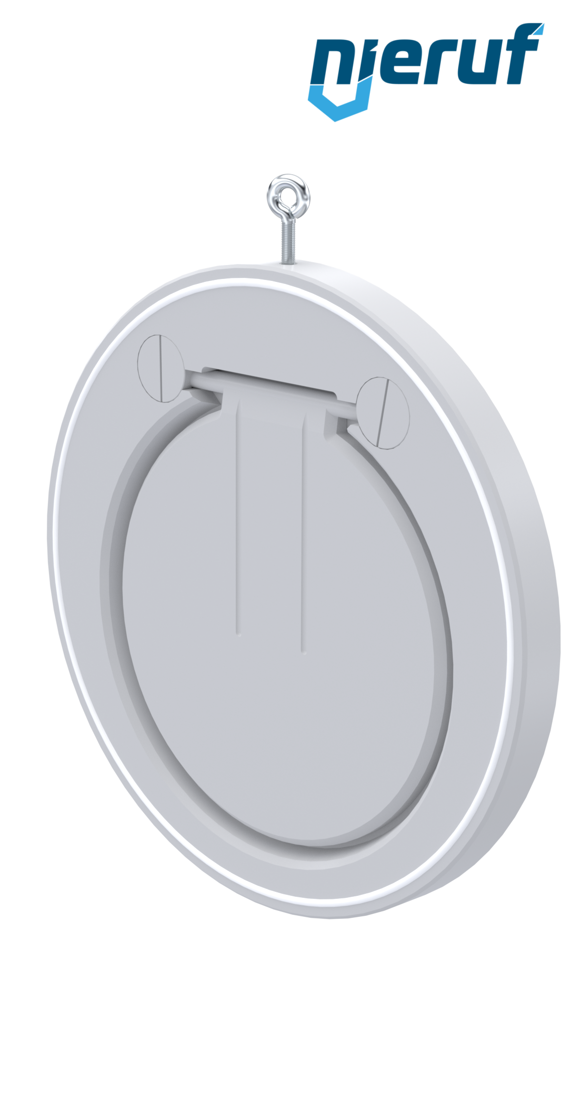 Zwischenflansch-Rückschlagklappe DN300 ZR12 Kunststoff PVDF PTFE