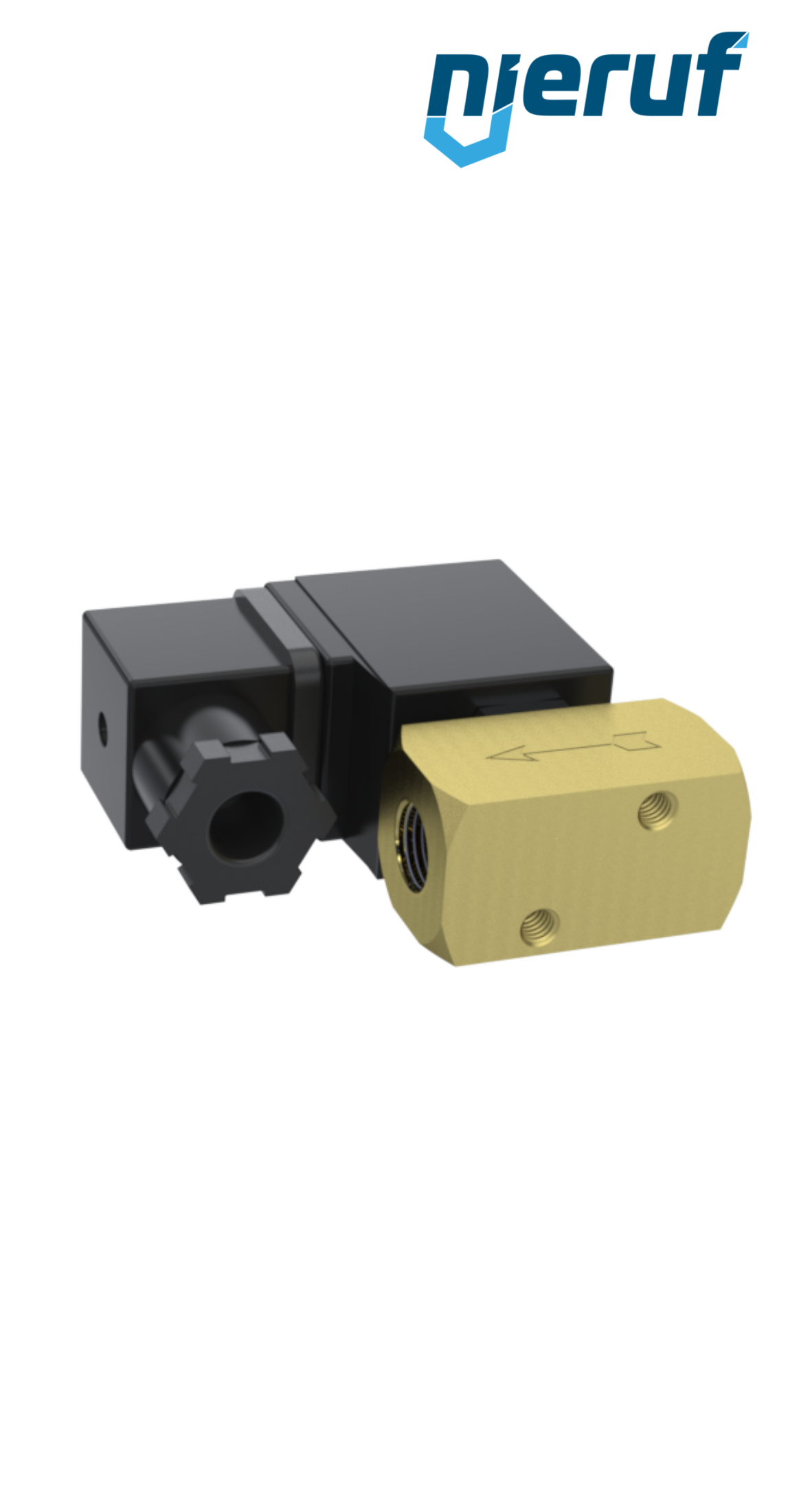 Solenoid valve DN 2.0 brass MV03 FKM 24V DC