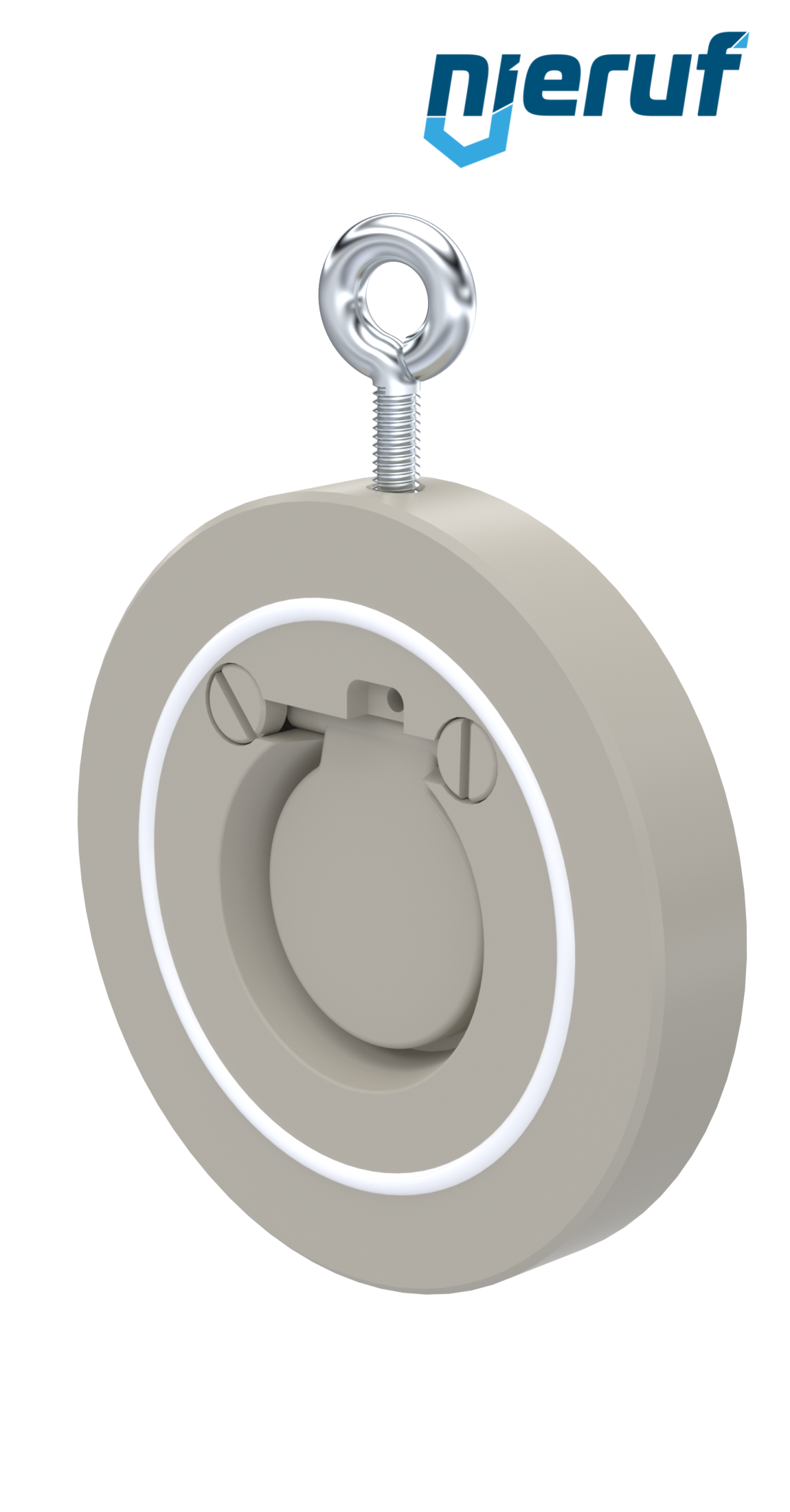 Zwischenflansch-Rückschlagklappe DN40 ZR06 Kunststoff PP-H PTFE