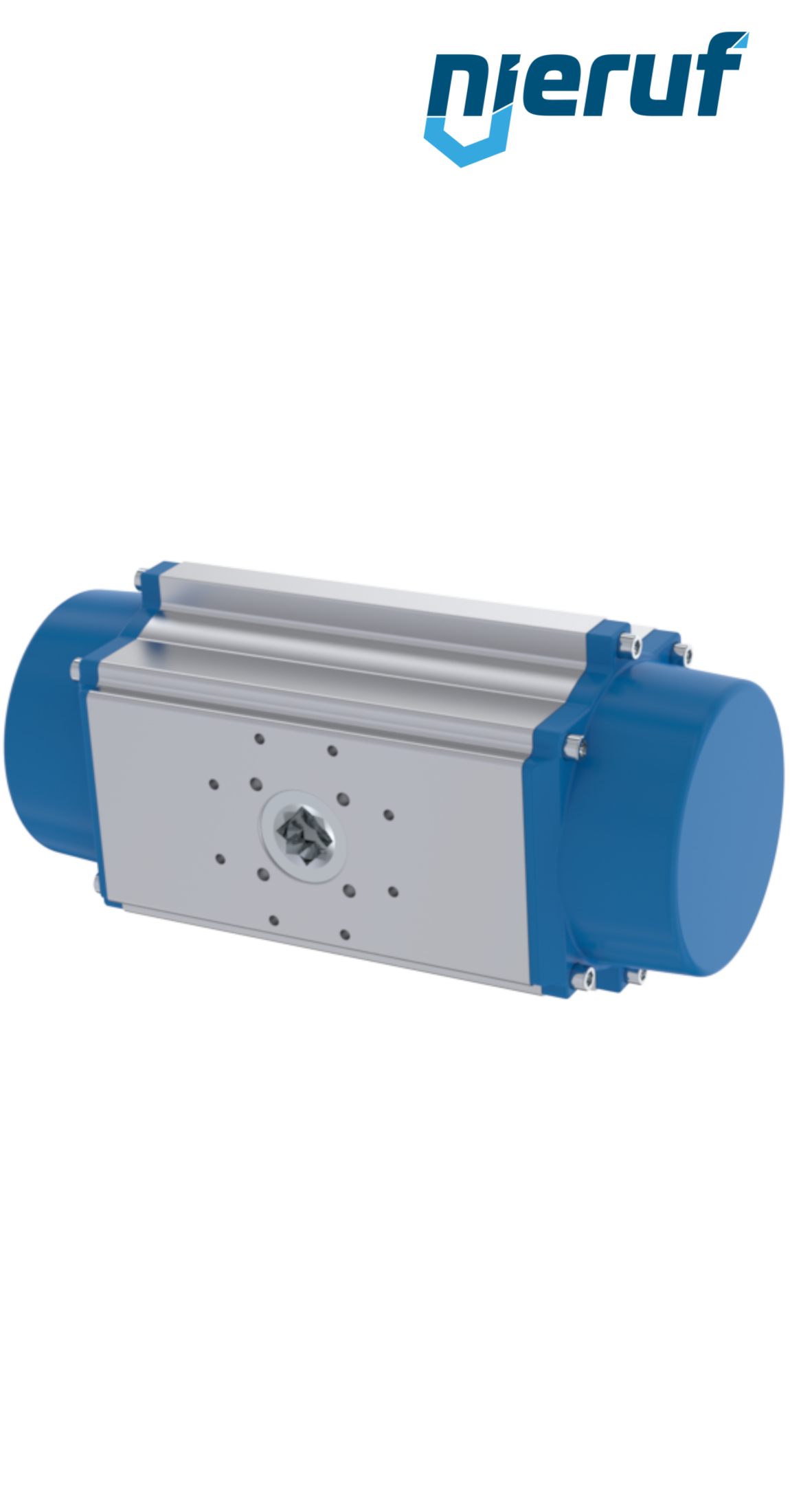 Pneumatischer Antrieb AN02 einfachwirkend, federschließend GS-350 90° mit 8 Federn