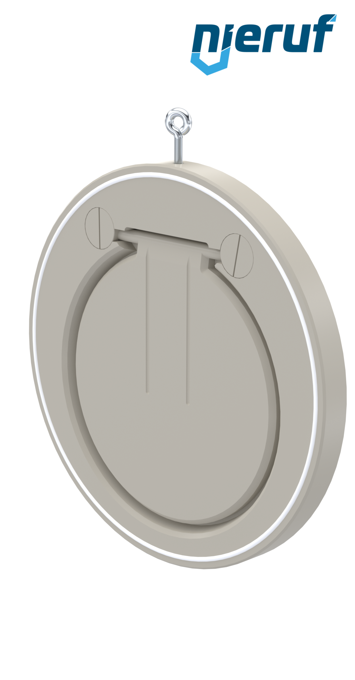 clapet anti-retour entre brides type wafer DN300 ZR06 plastique PP-H PTFE