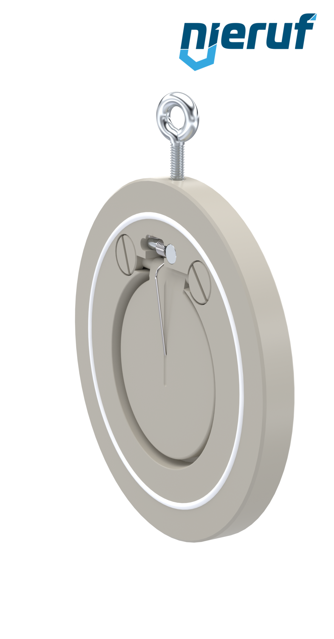 clapet anti-retour entre brides type wafer avec ressort DN80 ZR08 plastique PP-H PTFE