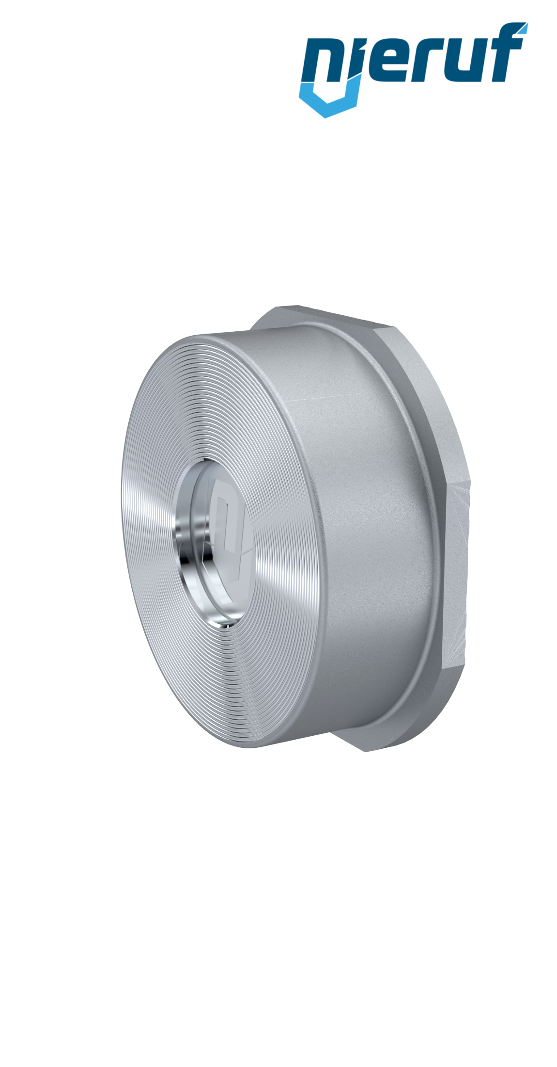 valvola di ritegno DN 80 acciaio inossidabile 1.4408 FPM (Viton) PN 6/10/16/25/40 DIN EN 1092-1 Forma B