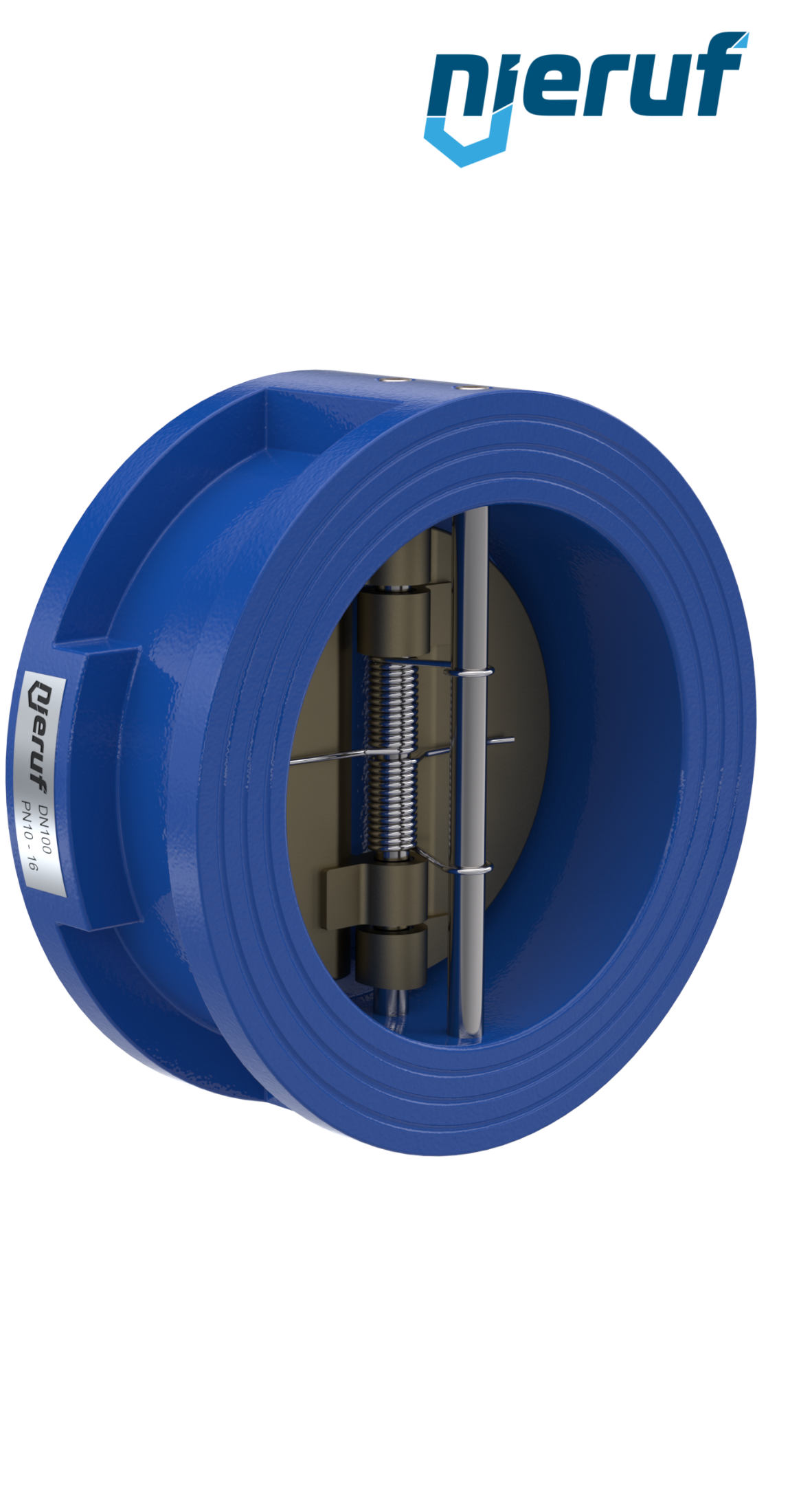 Doppelflügel-Rückschlagklappe DN100 DR04 GGG40 EPDM