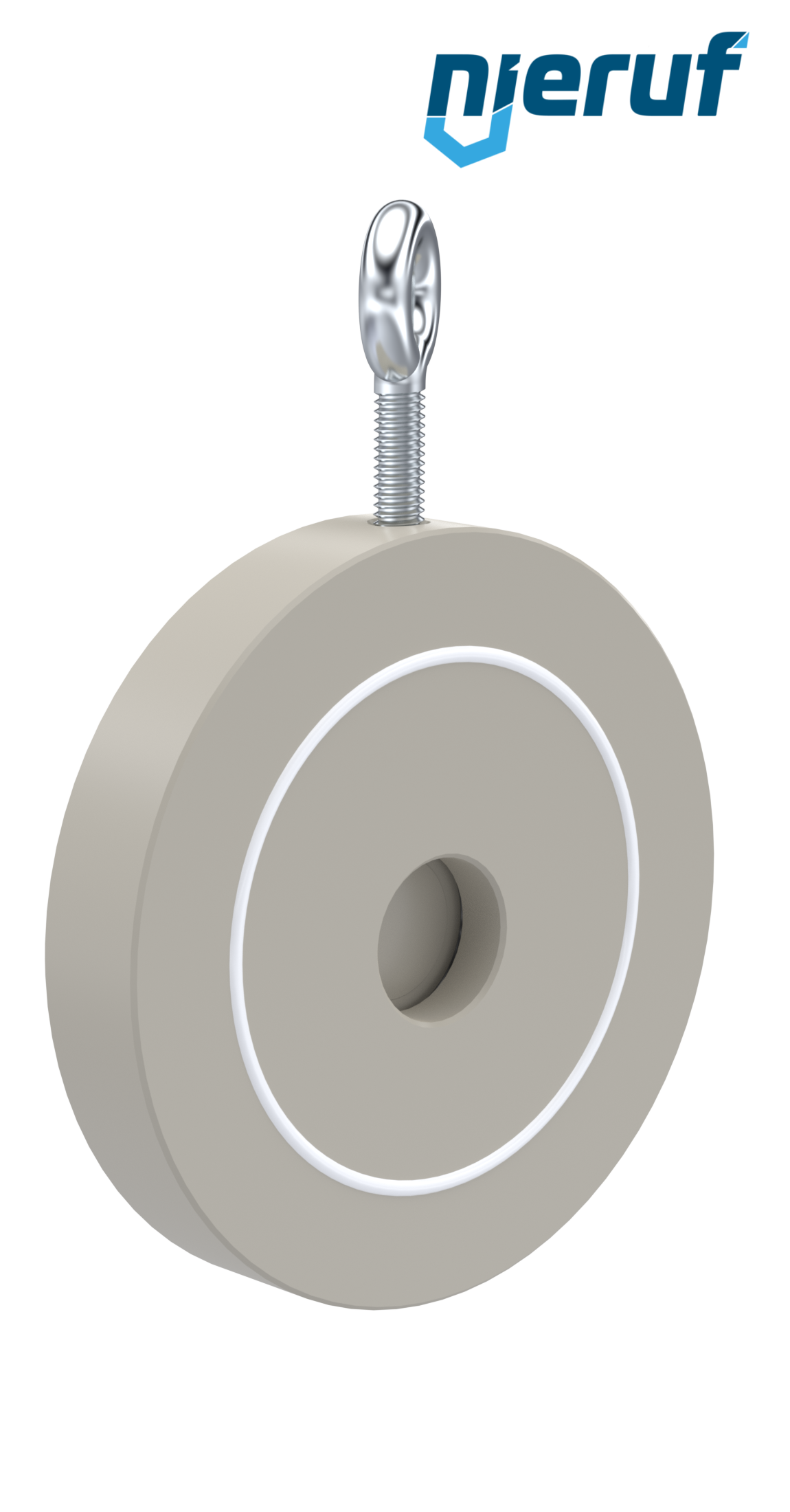 Zwischenflansch-Rückschlagklappe mit Feder DN32 ZR08 Kunststoff PP-H PTFE