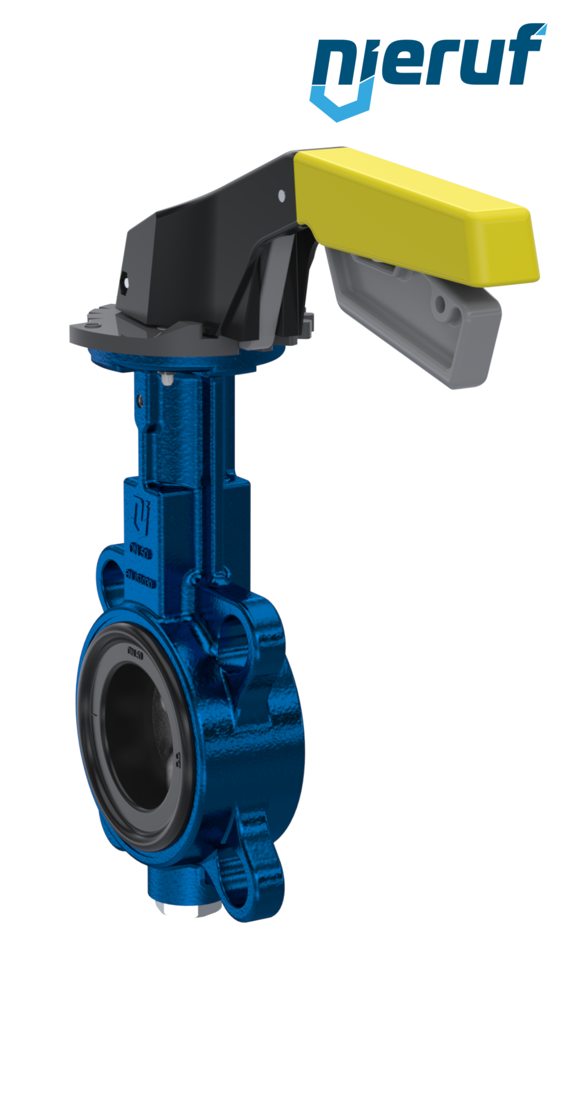 Absperrklappe AK01 DN 40 PN6-PN10-PN16 & ANSI150 DVGW-Gas
