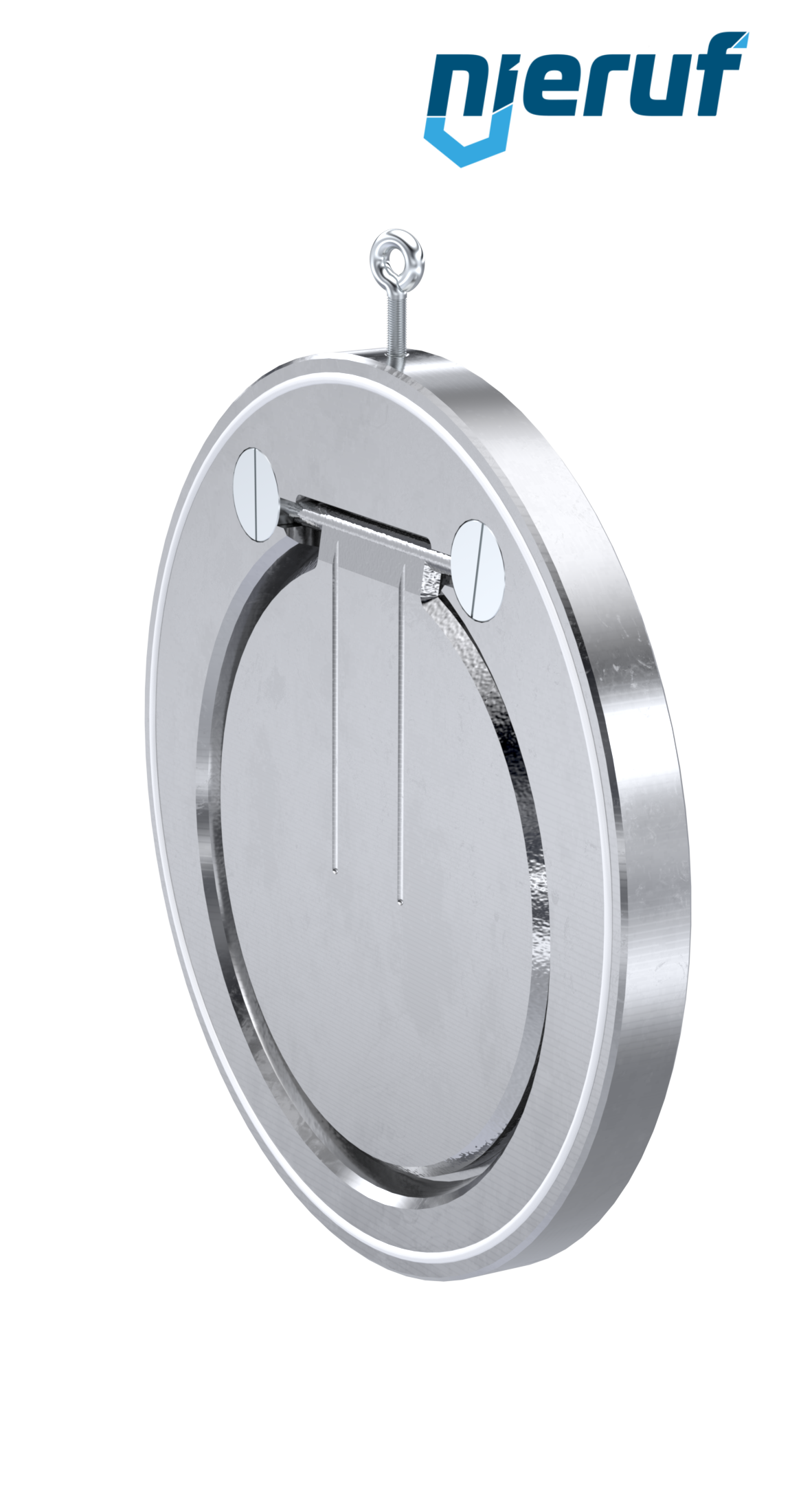 Zwischenflansch-Rückschlagklappe DN300 ZR02 ANSI 150 Edelstahl 1.4408 PTFE