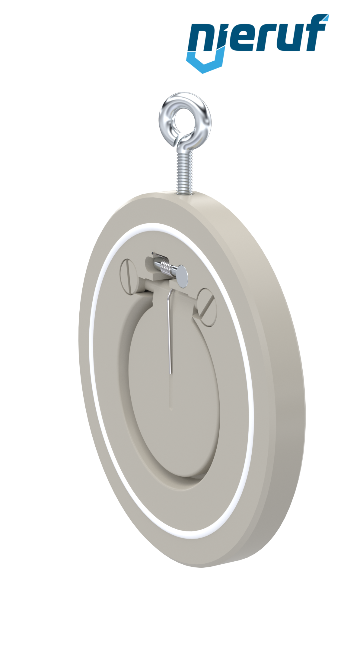 Zwischenflansch-Rückschlagklappe mit Feder DN65 ZR08 Kunststoff PP-H PTFE