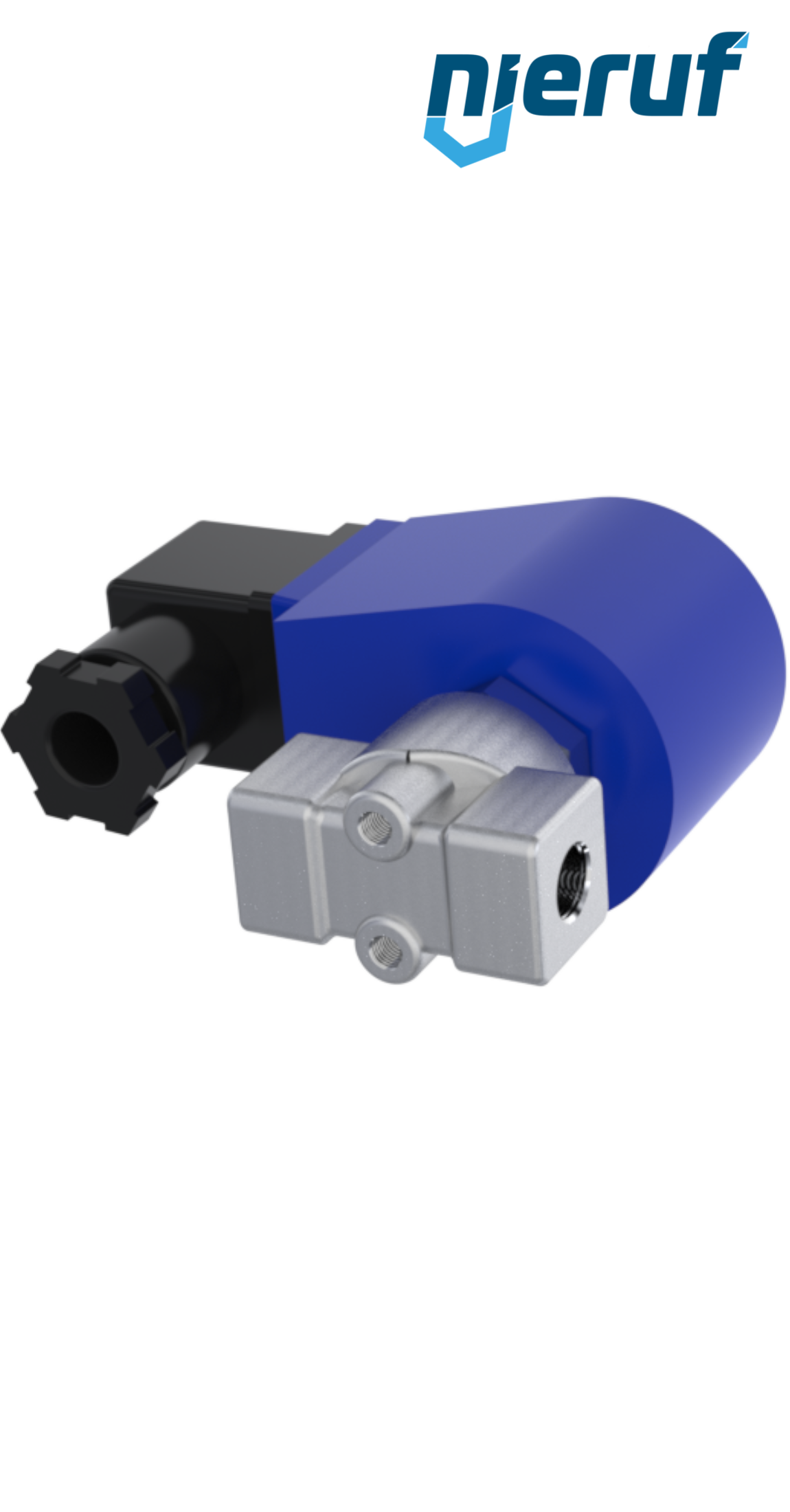 Hochdruck-Magnetventil G 3/8" Zoll DN4,0 Edelstahl EV10 FKM 230V 50Hz