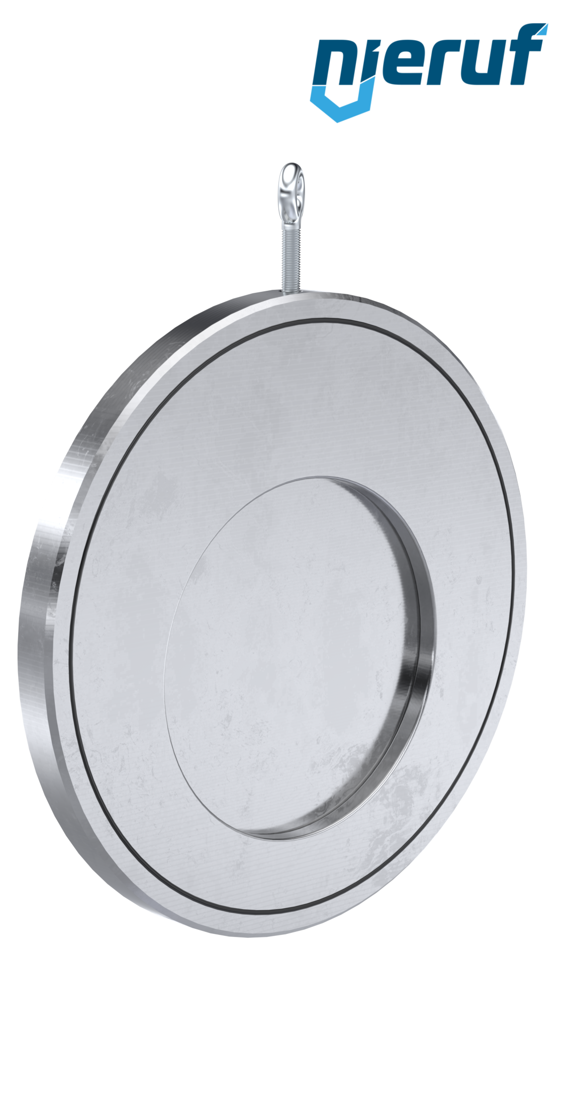 Zwischenflansch-Rückschlagklappe mit Feder DN200 ZR03 Stahl 1.0460, verzinkt EPDM