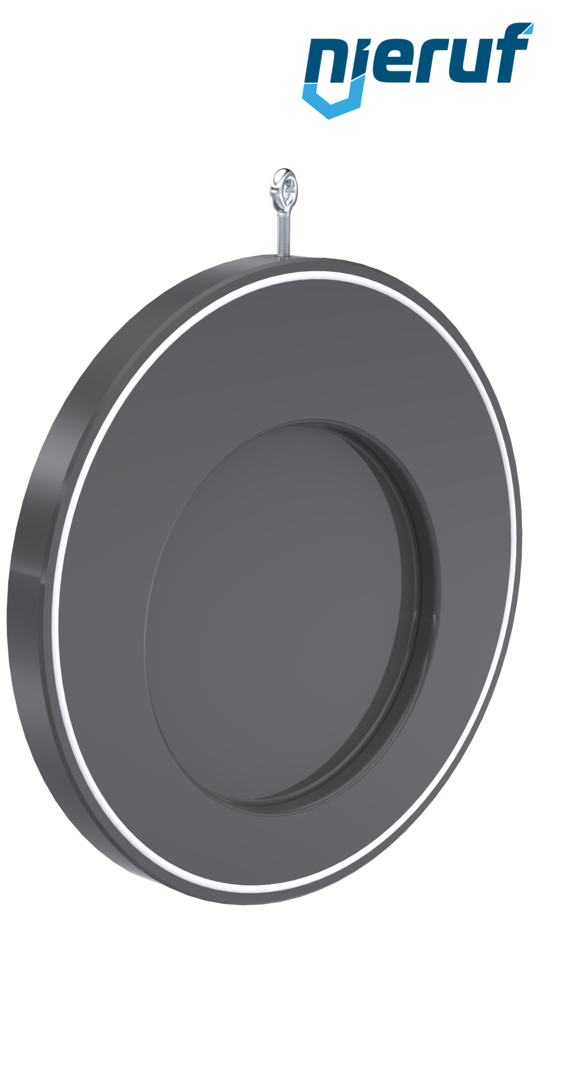 Zwischenflansch-Rückschlagklappe mit Feder DN300 ZR07 Kunststoff PVC-U PTFE