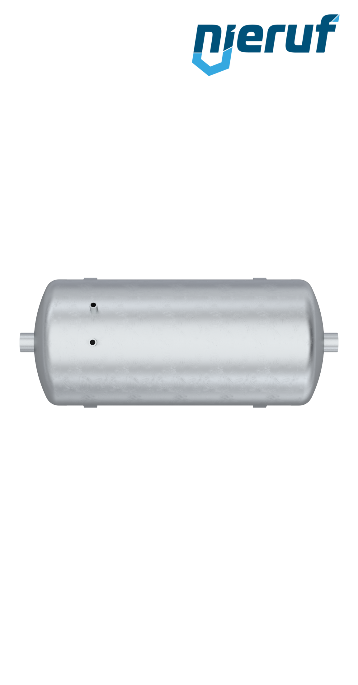 Vakuumbehälter liegend BE03 150 Liter, -1-3 bar, Stahl feuerverzinkt