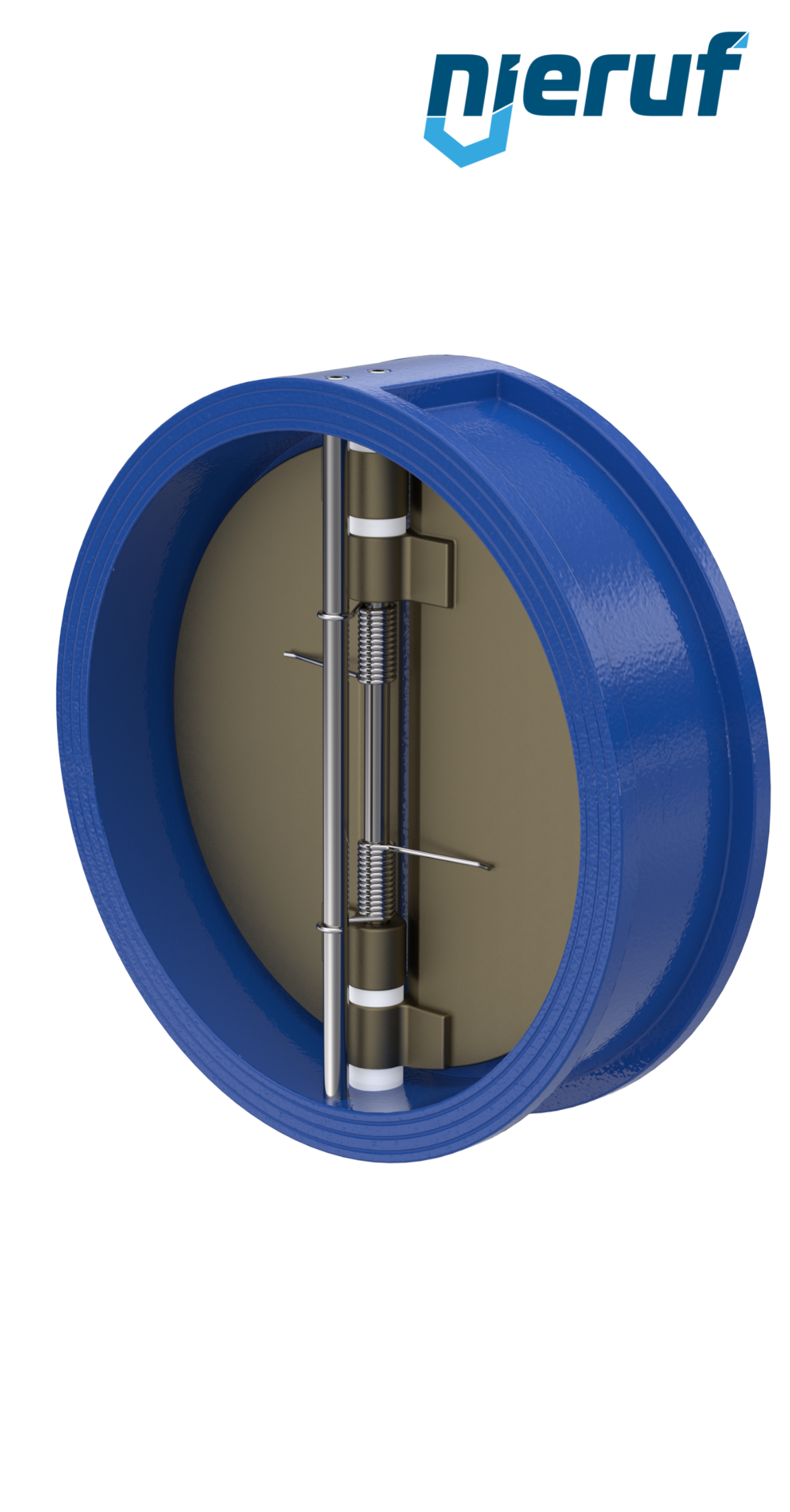 Doppelflügel-Rückschlagklappe DN450 DR04 GGG40 EPDM