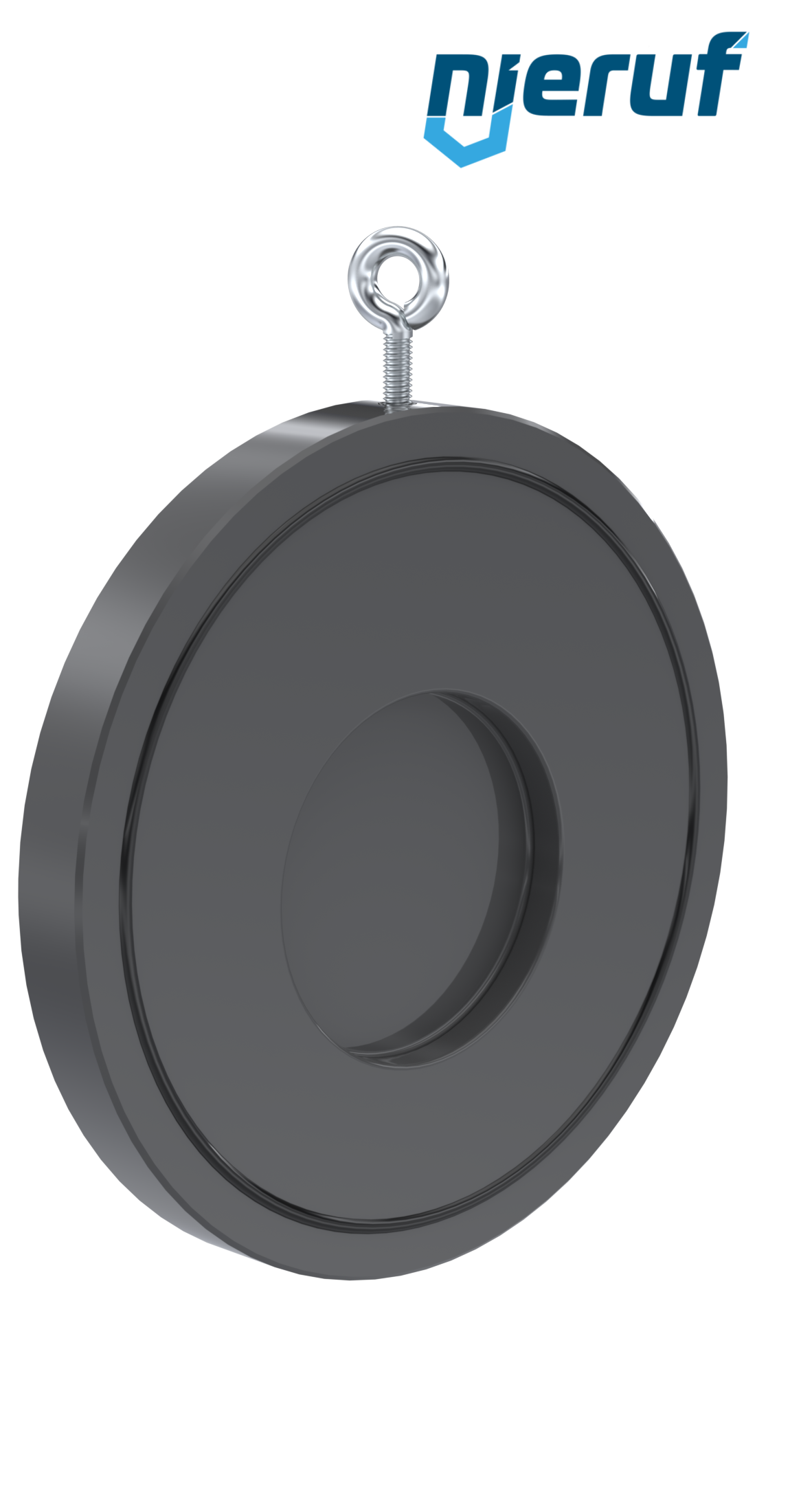 Zwischenflansch-Rückschlagklappe DN100 ZR05 Kunststoff PVC-U FKM (Viton)