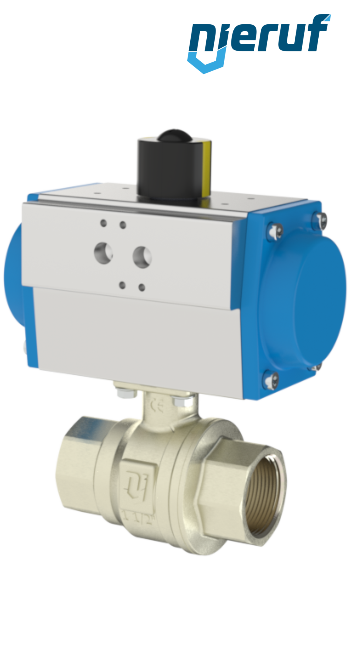 automatic ball valves DN25 - 1" inch pneumatic actuator single acting PK01