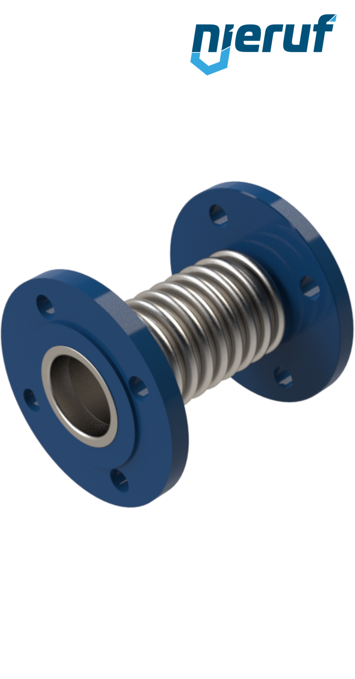 Compensateur axial DN150 Modèle KP03 bride acier manchon acier inoxydable