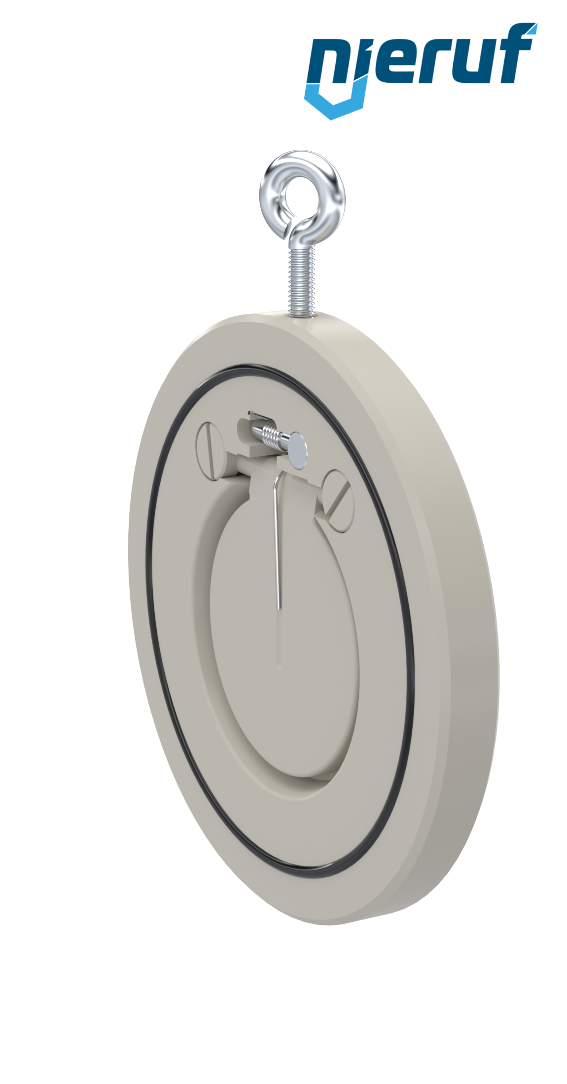 swing check valve with spring DN65 ZR08 plastic PP-H NBR