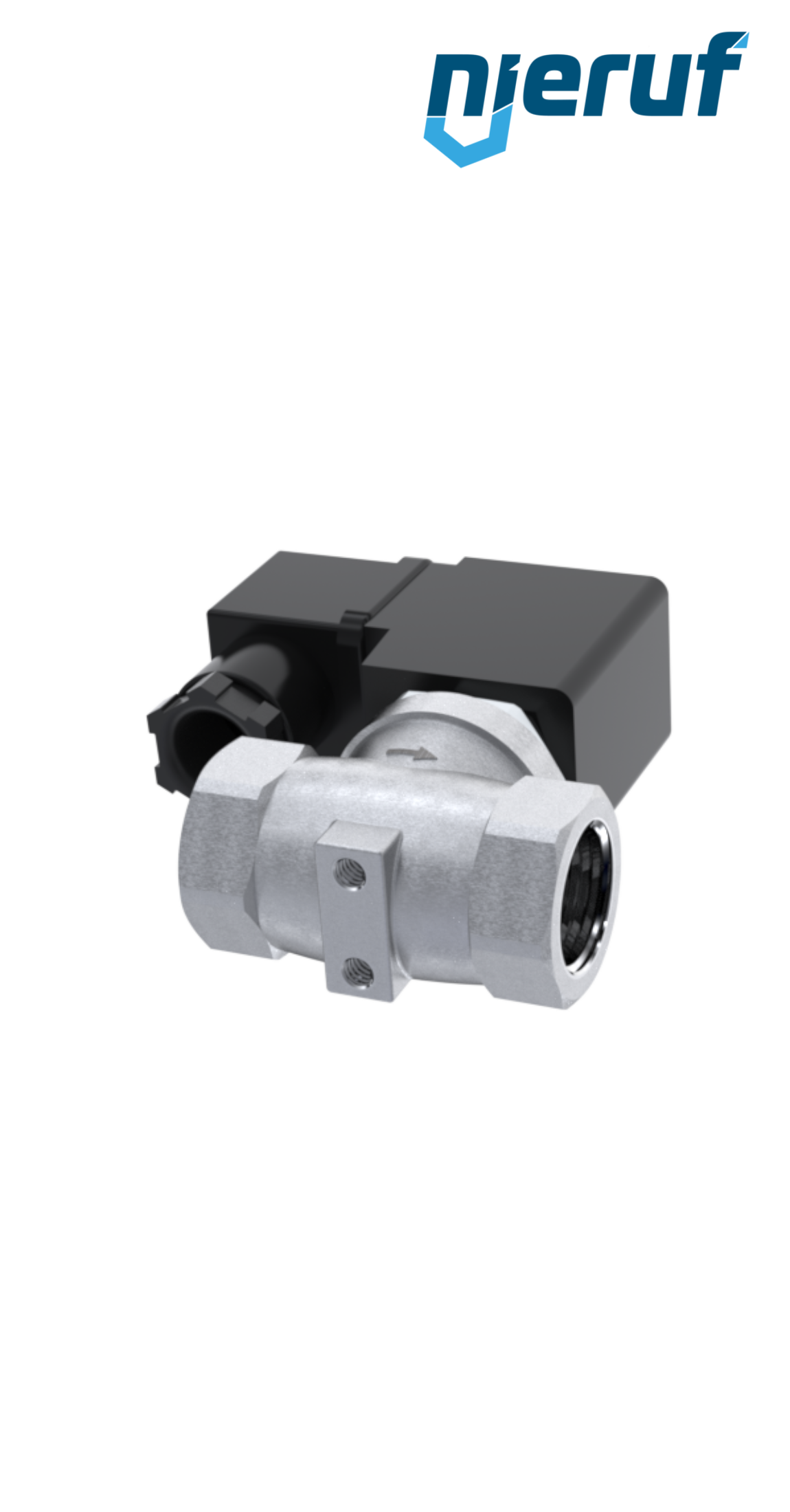 Membran-Magnetventil G 3/8" Zoll Edelstahl EV04 NBR 230V 50Hz