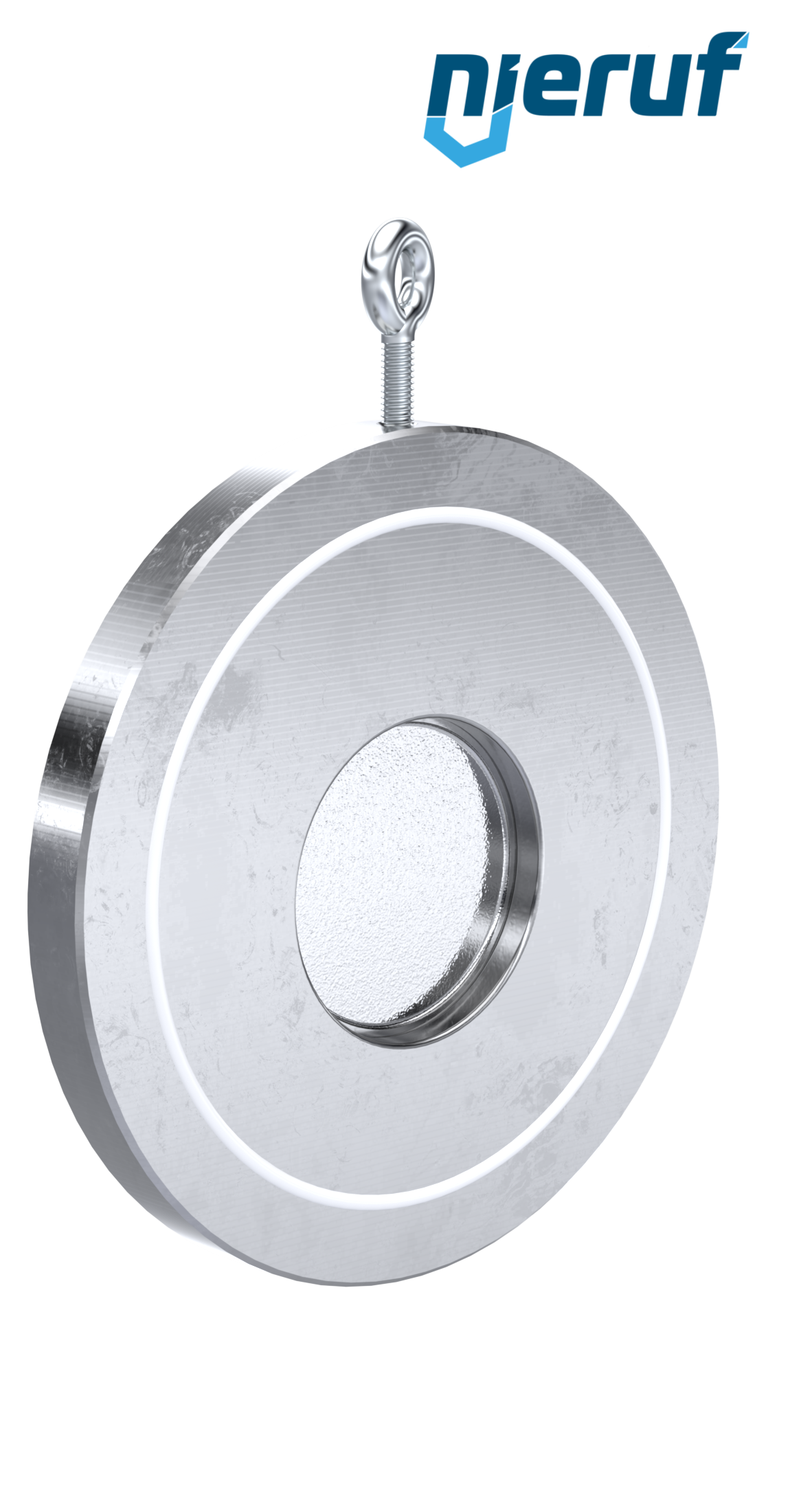 Zwischenflansch-Rückschlagklappe DN80 ZR01 ANSI 150 Stahl 1.0460, verzinkt PTFE