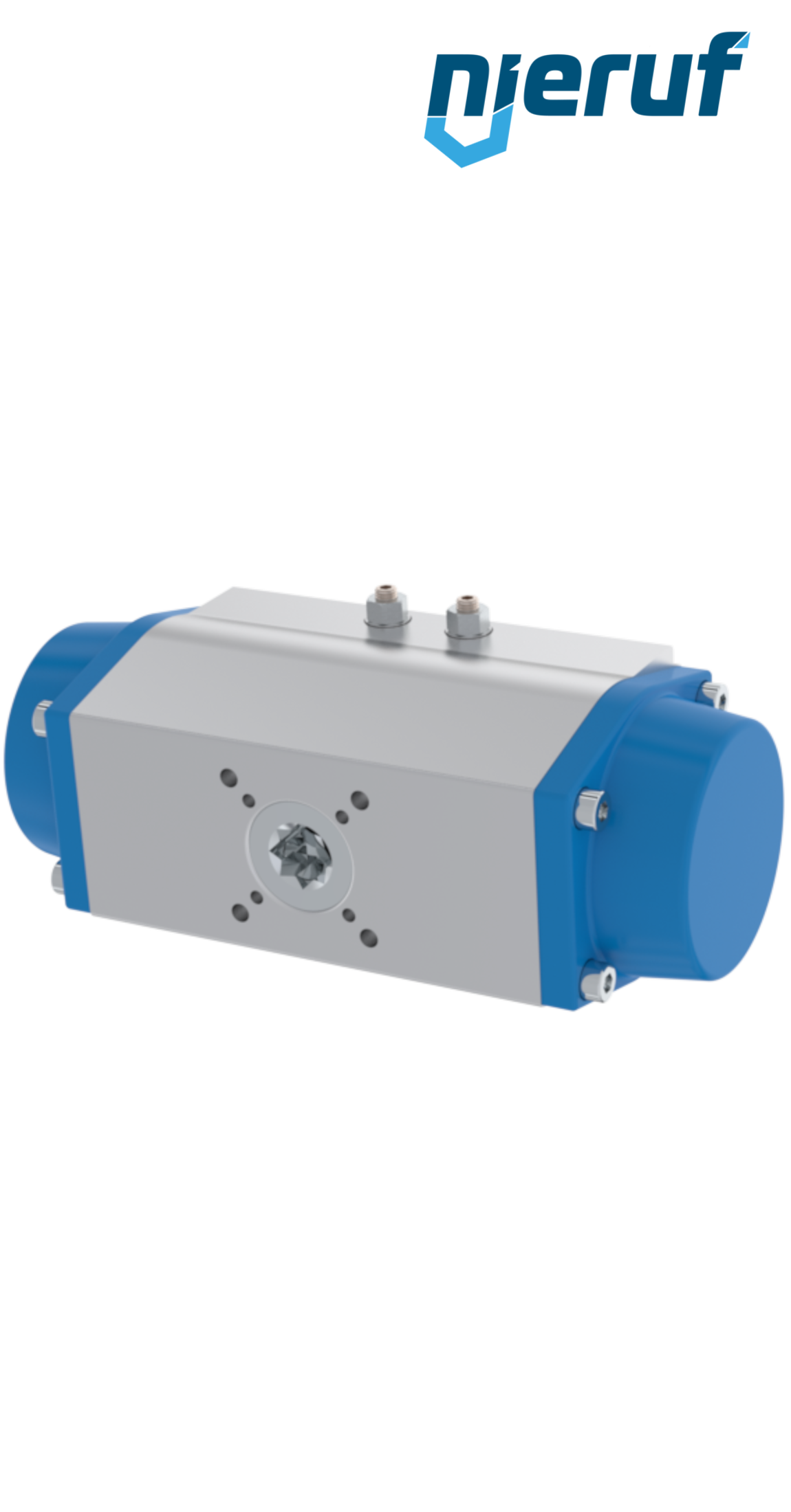 Pneumatischer Antrieb AN02 einfachwirkend, federöffnend GS-092 90° mit 7 Feder