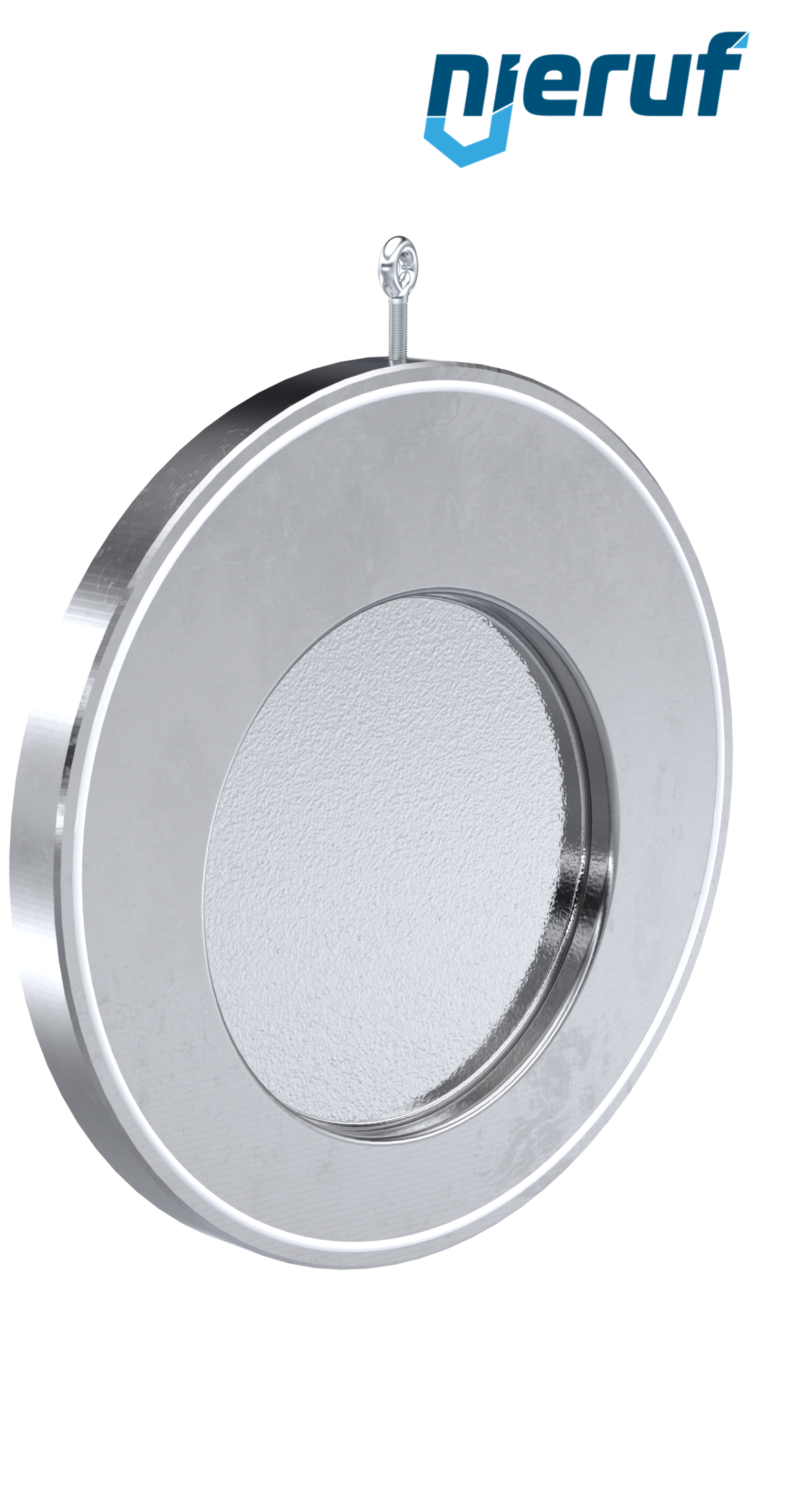 Zwischenflansch-Rückschlagklappe DN350 ZR01 Stahl 1.0460, verzinkt PTFE