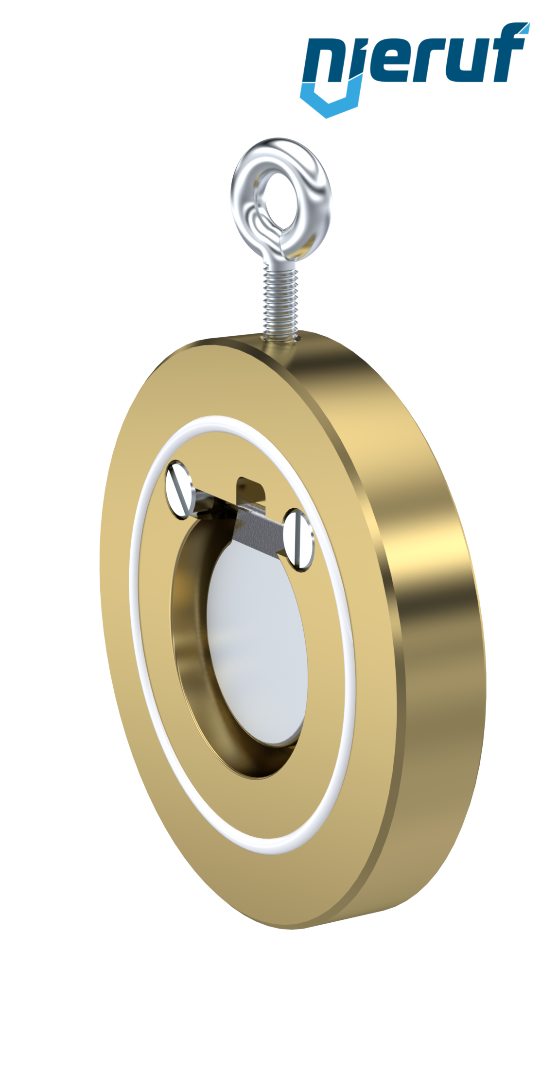 clapet anti-retour entre brides type wafer DN40 ZR09 aluminium-bronze 2.0975 PTFE